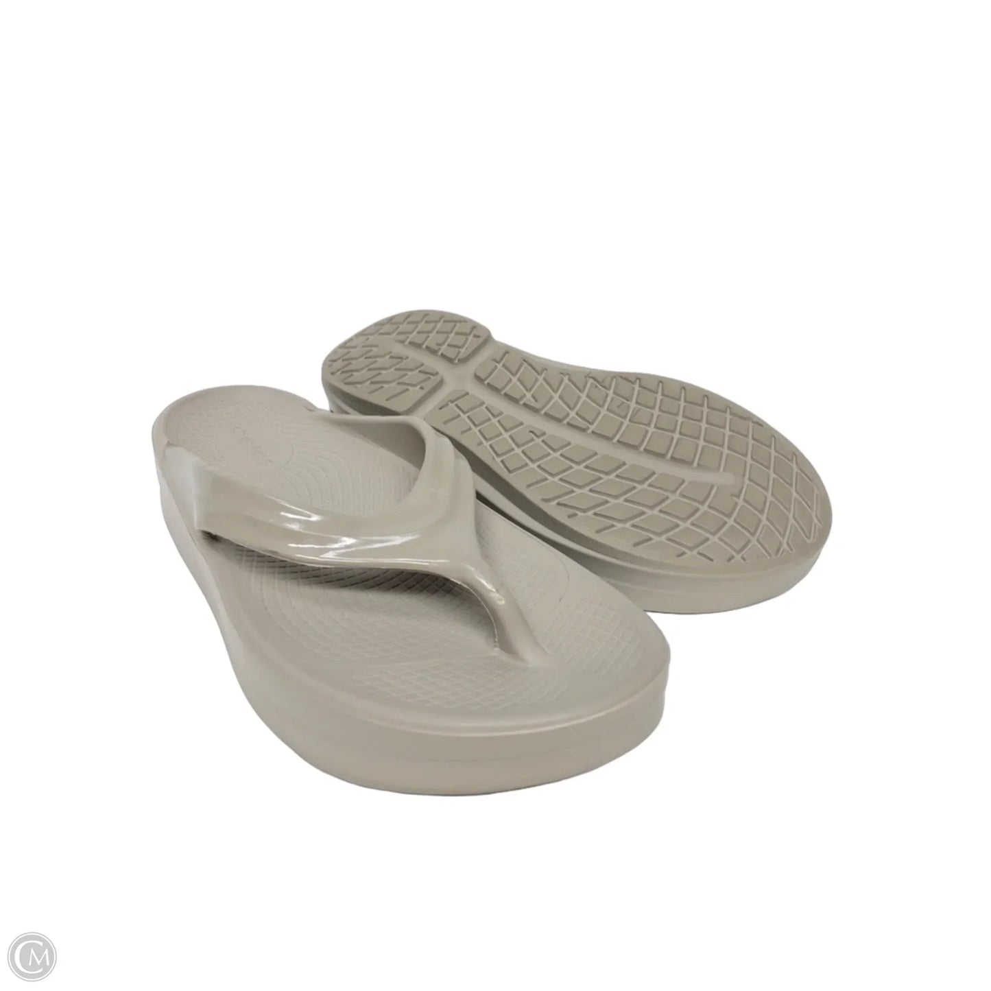 Sandals Sport By Oofos In Taupe, Size: 6