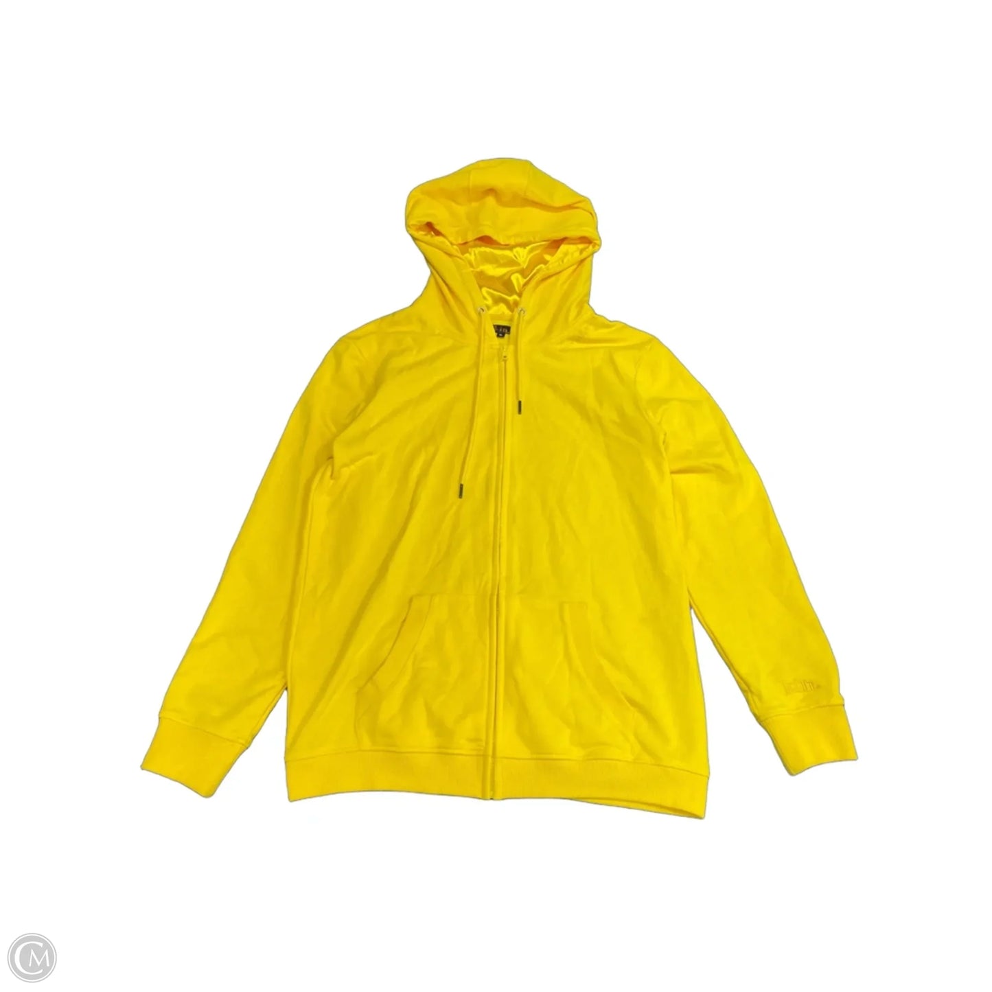 Sweatshirt Hoodie By Clothes Mentor In Yellow, Size: Xl