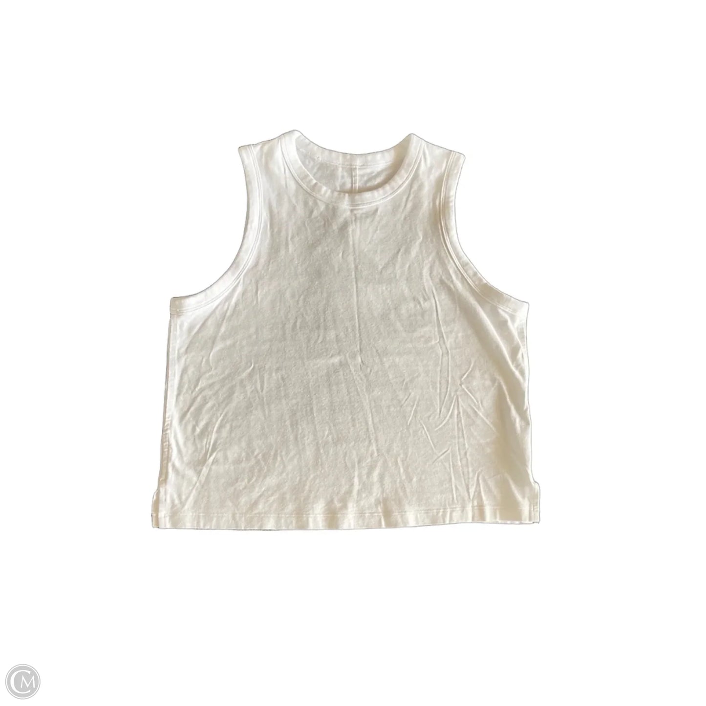 Athletic Tank Top By Lululemon In White, Size: S