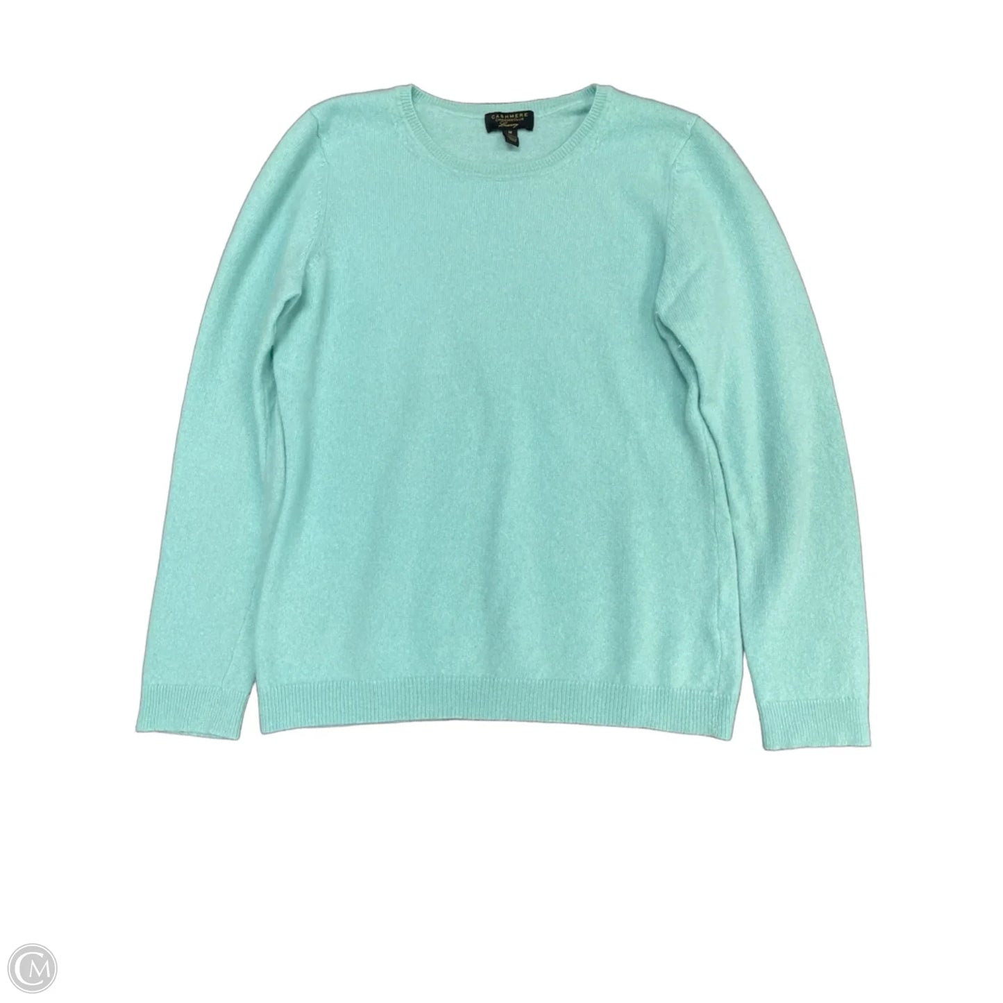 Sweater Cashmere By Charter Club In Aqua, Size: M