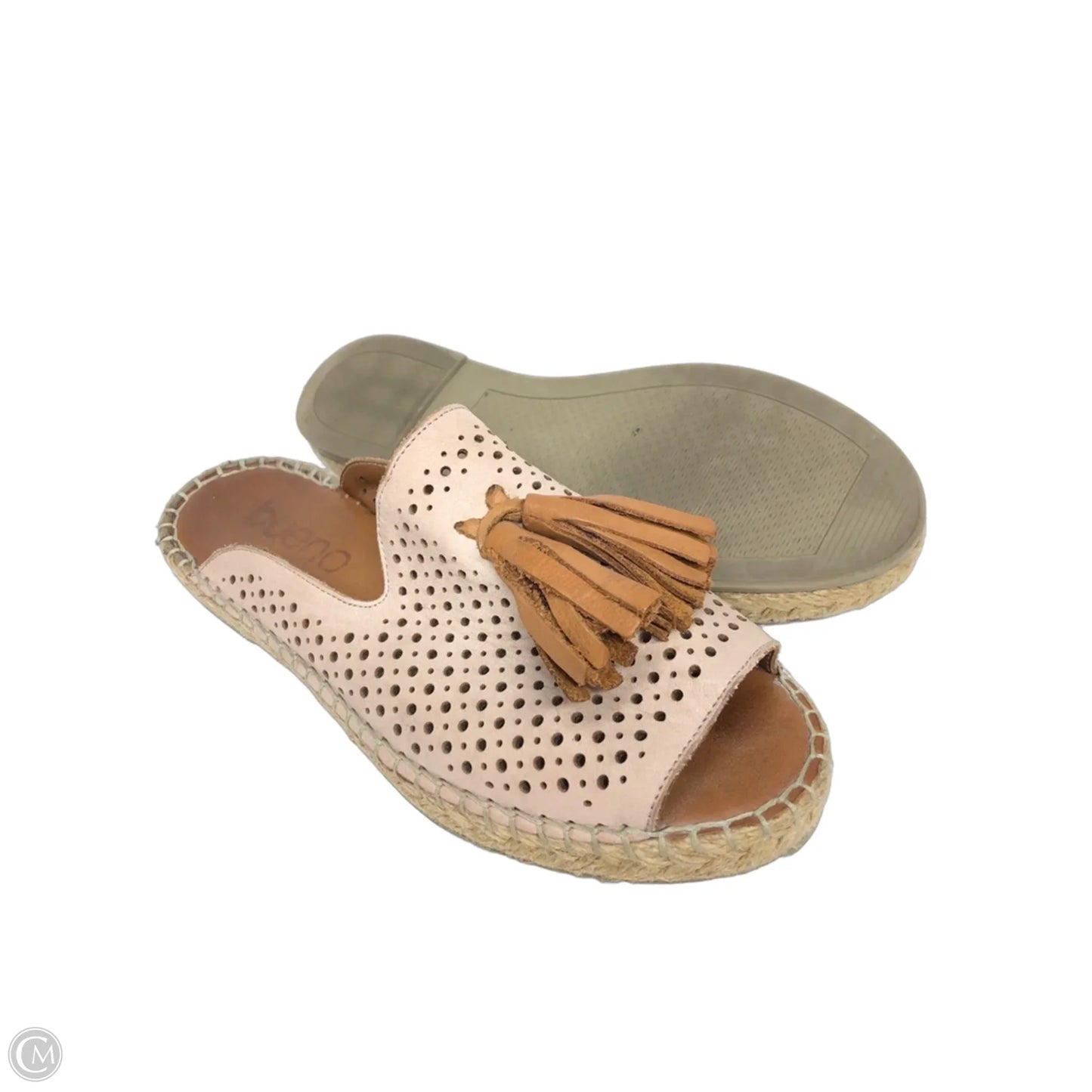 Sandals Flats By Bueno In Pink & Tan, Size: 6