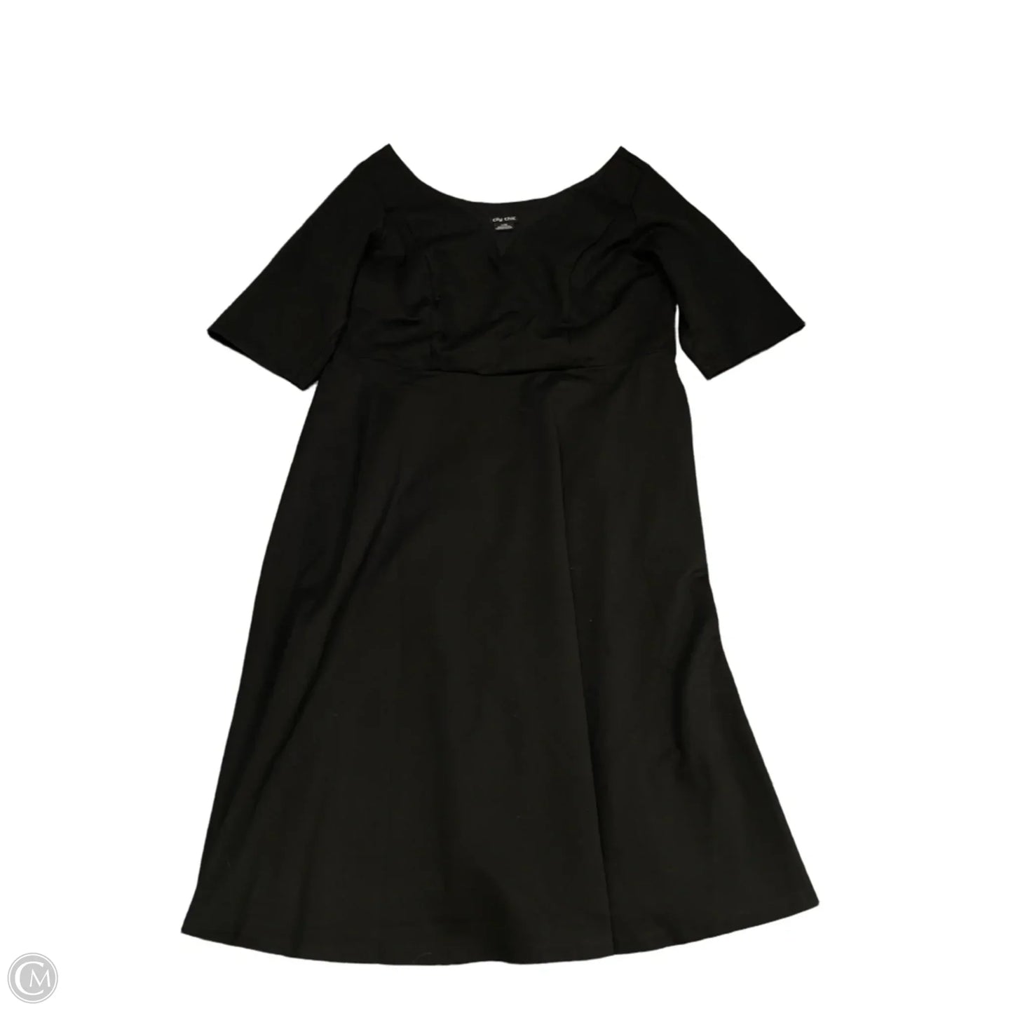 Dress Casual Short By City Chic In Black, Size: 20