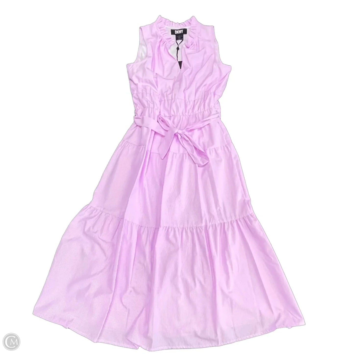 Dress Casual Midi By Dkny In Pink, Size: 4