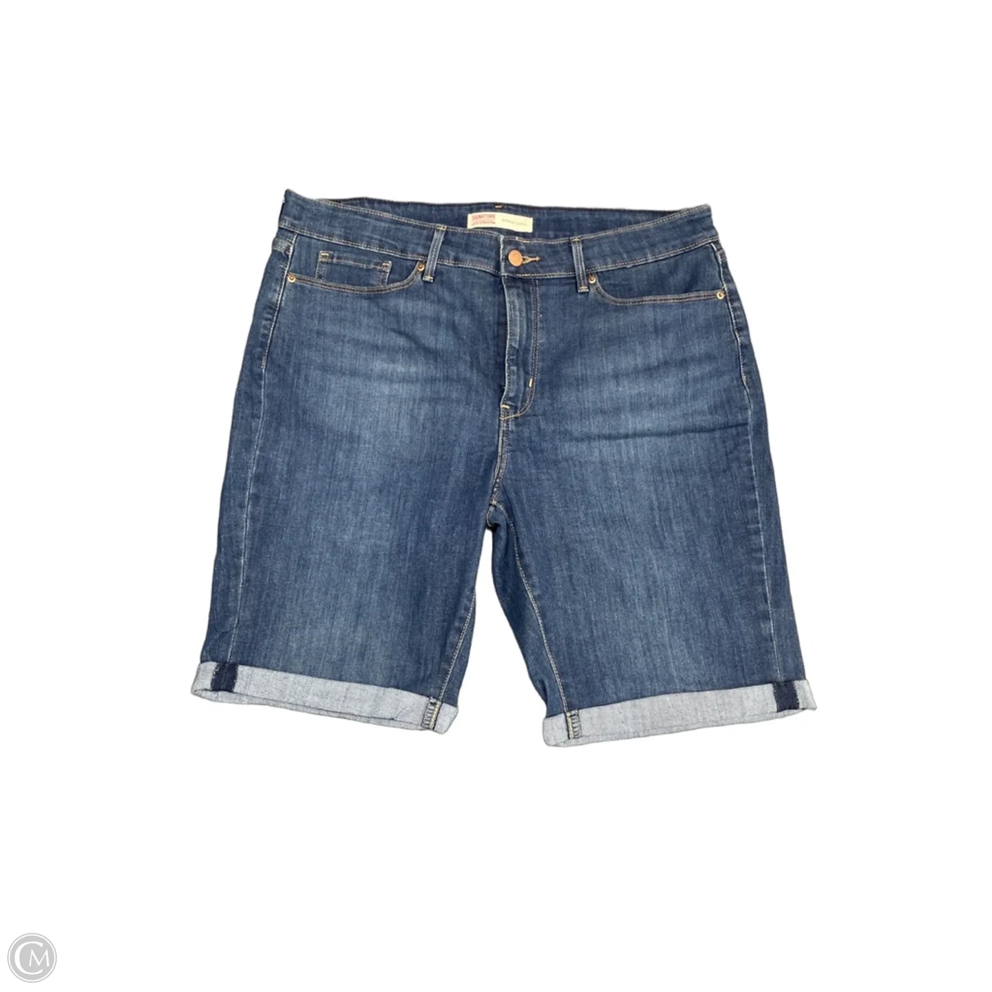 Shorts By Levis In Blue Denim, Size: 14