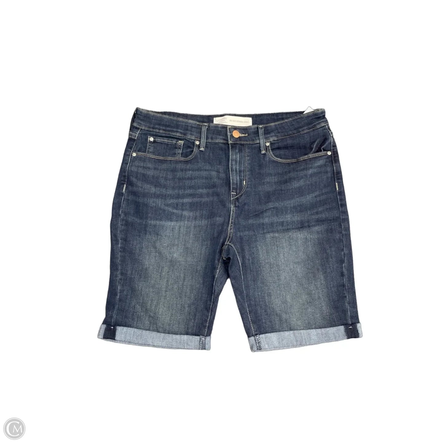 Shorts By Levis Signature In Blue Denim, Size: 12