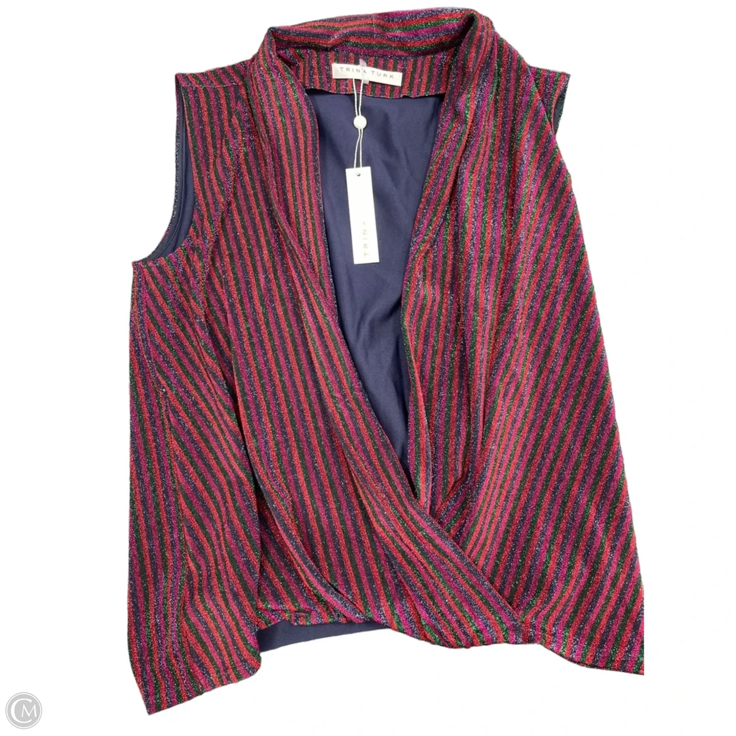 Top Sleeveless By Trina Turk In Striped Pattern, Size: S