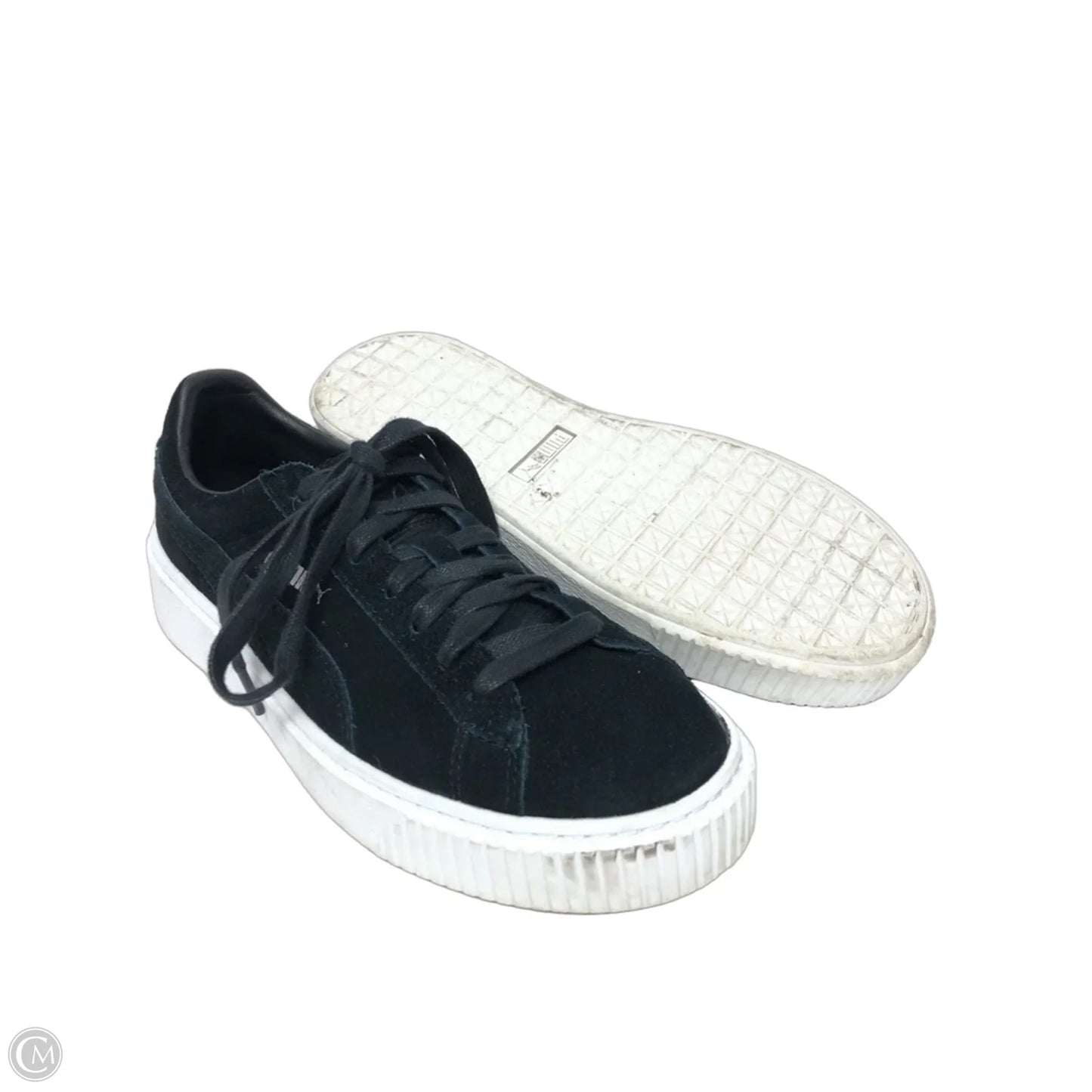 Shoes Sneakers By Puma In Black, Size: 9