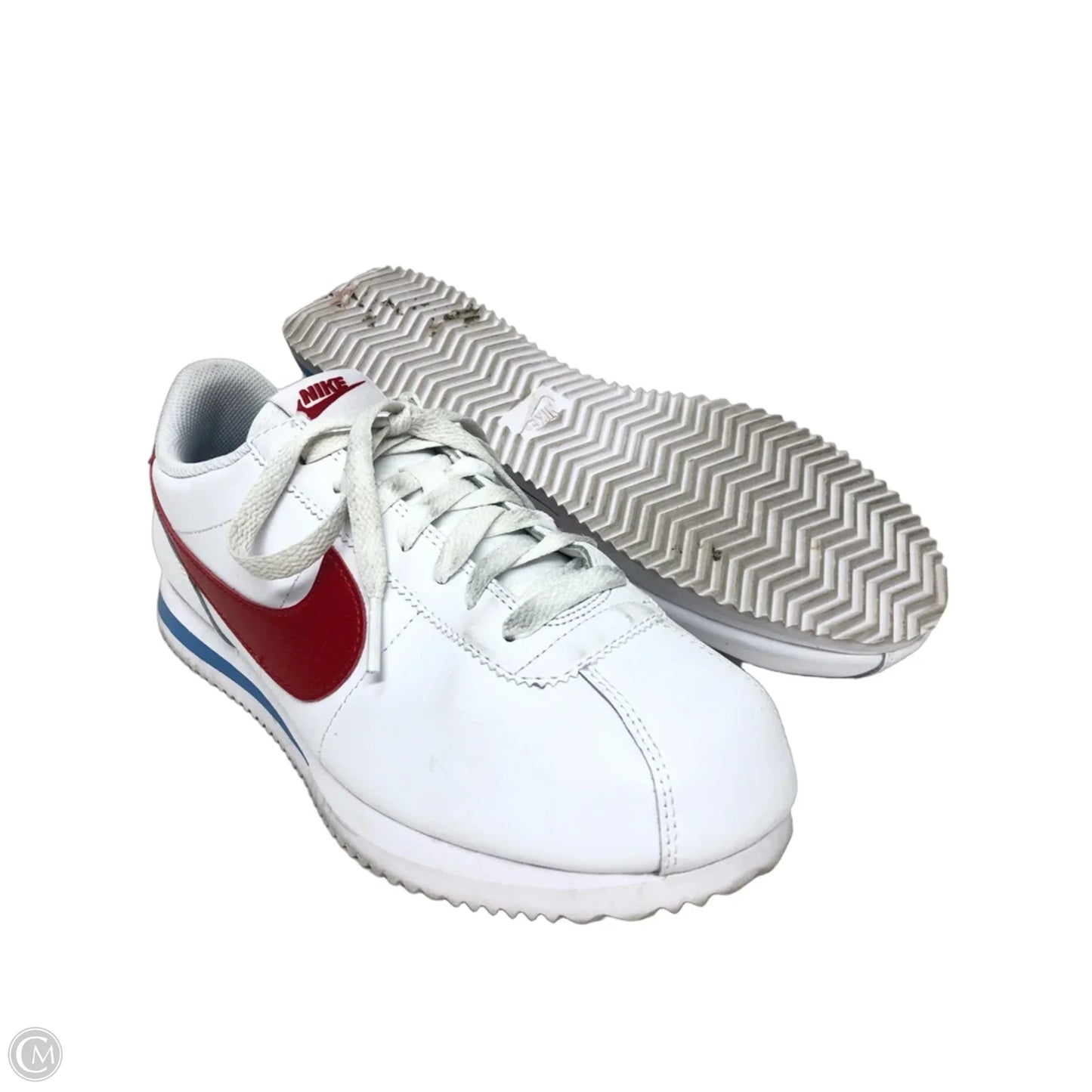 Shoes Sneakers By Nike Apparel In Blue & Red & White, Size: 9.5