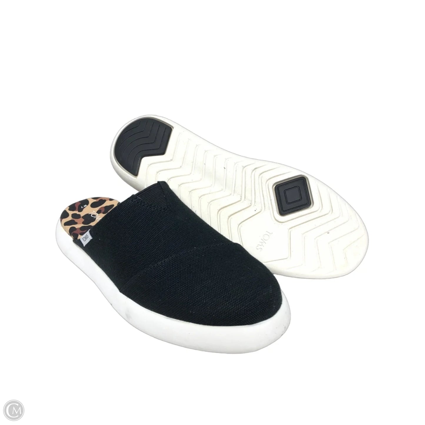 Shoes Flats By Toms In Black, Size: 7