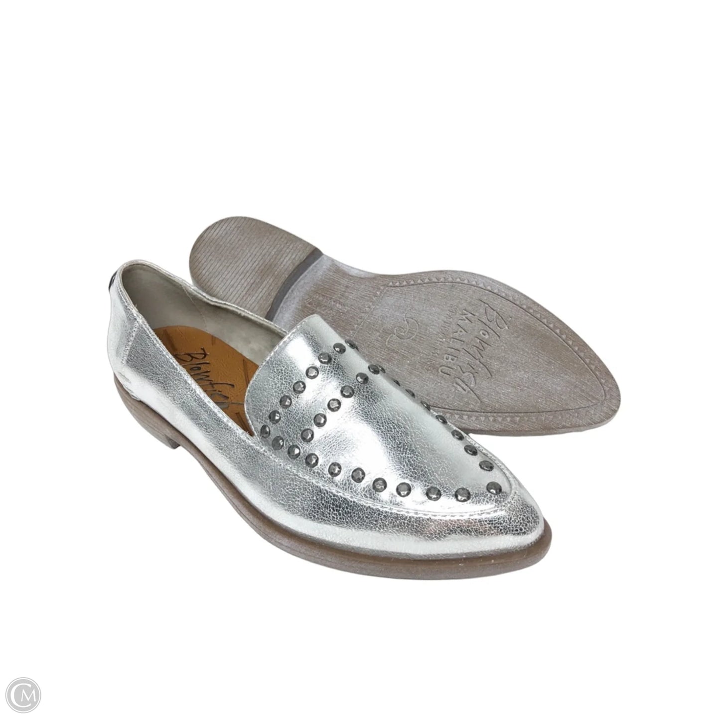 Shoes Flats By Blowfish In Silver, Size: 7