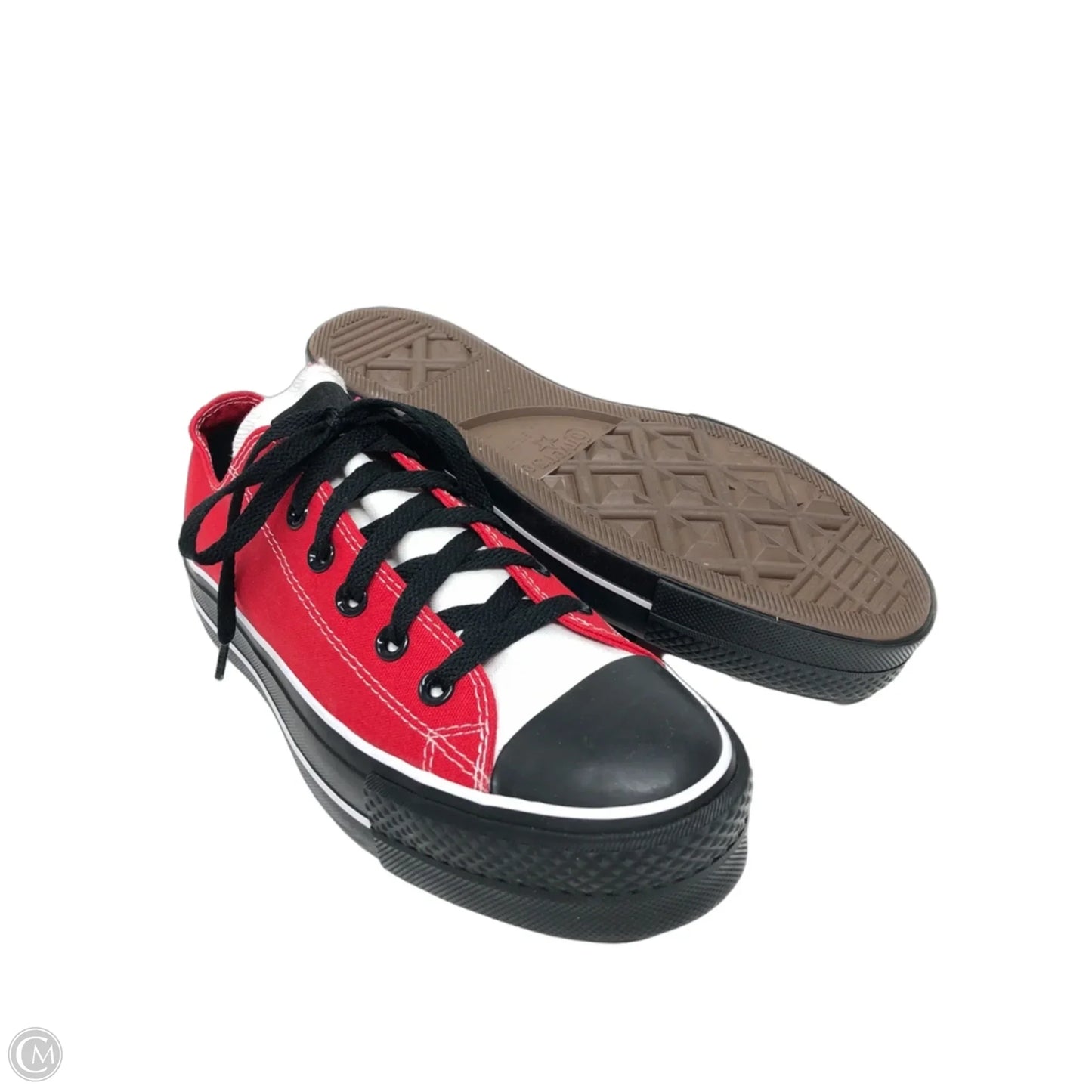 Shoes Sneakers By Converse In Black & Red, Size: 9.5