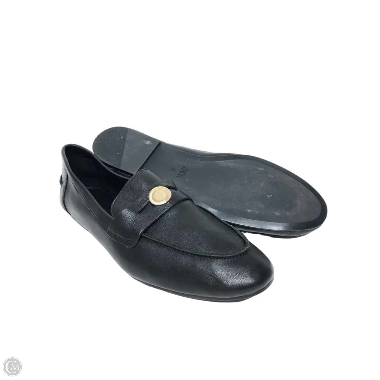 Shoes Flats By Zara In Black, Size: 10