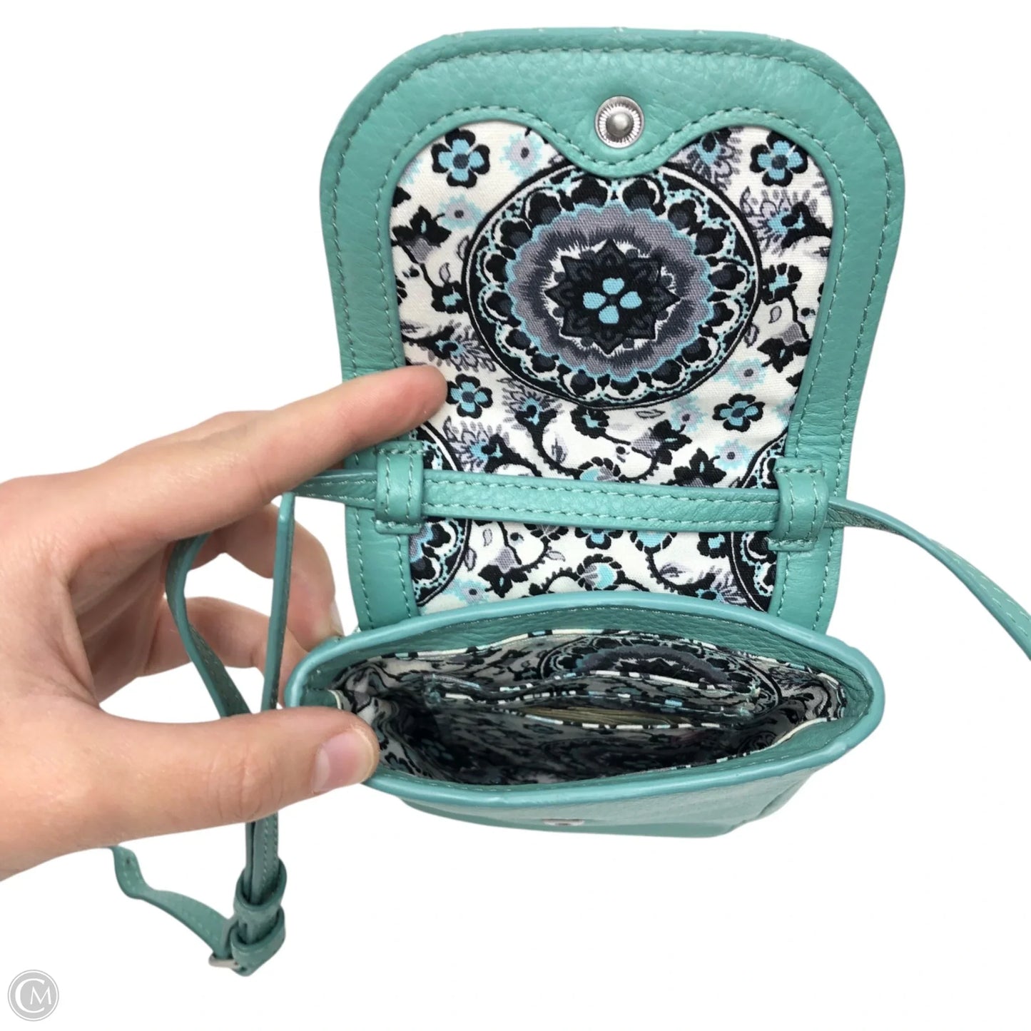 Crossbody Leather By Vera Bradley, Size: Small