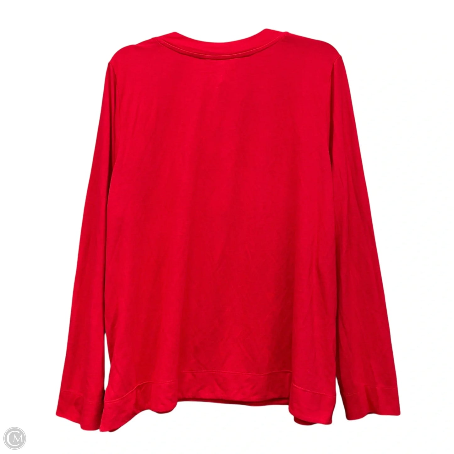 Top Long Sleeve Basic By Tommy Bahama In Red, Size: Xl