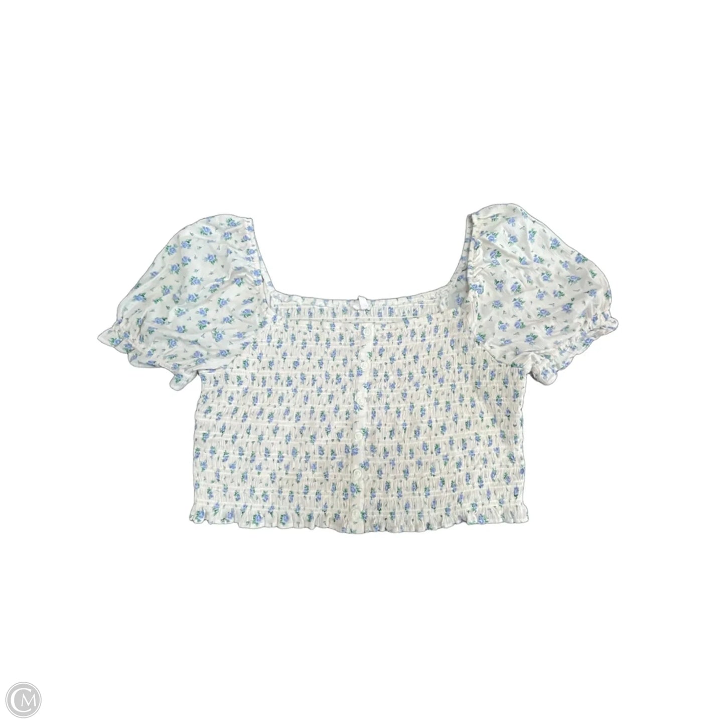 Top Short Sleeve By Aerie In Cream, Size: Xxl