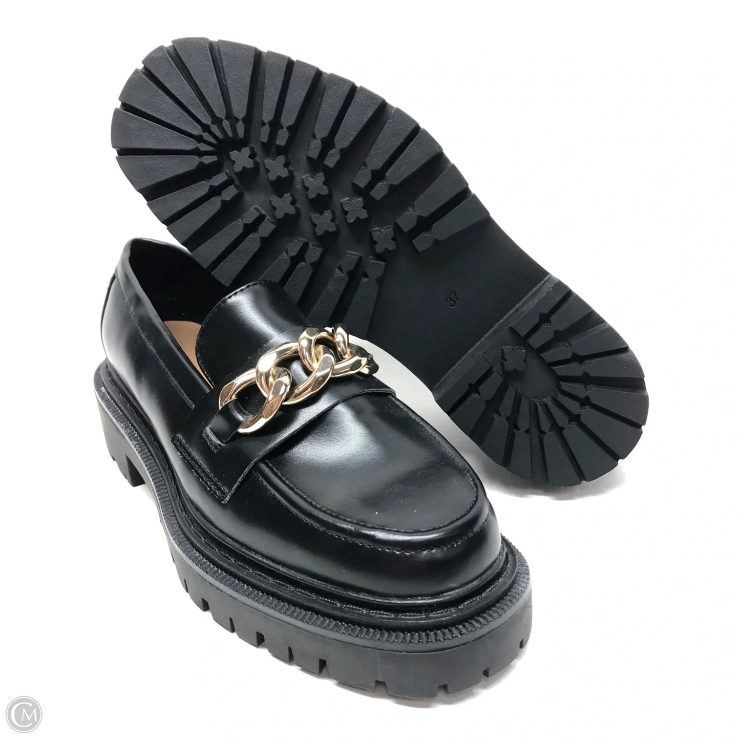 Shoes Flats By H&m In Black, Size: 6