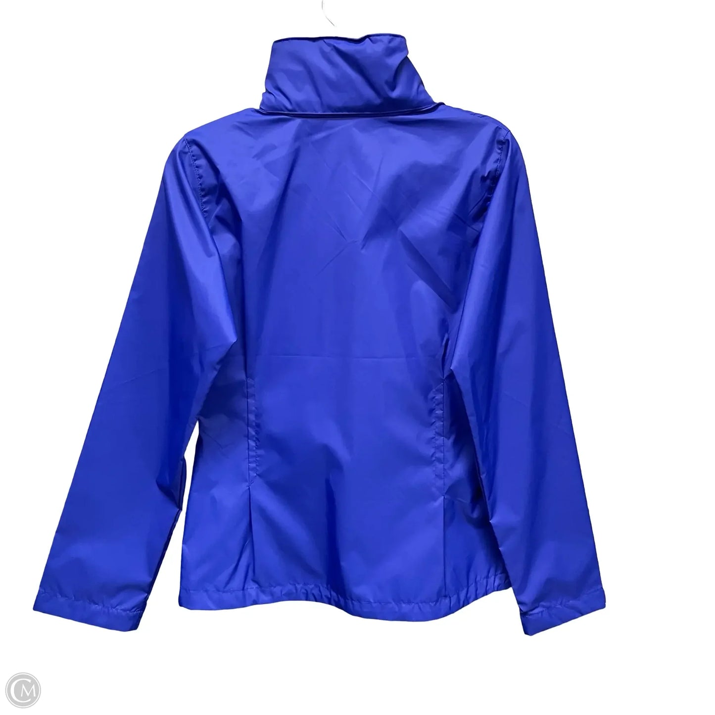 Jacket Windbreaker By Columbia In Blue, Size: S