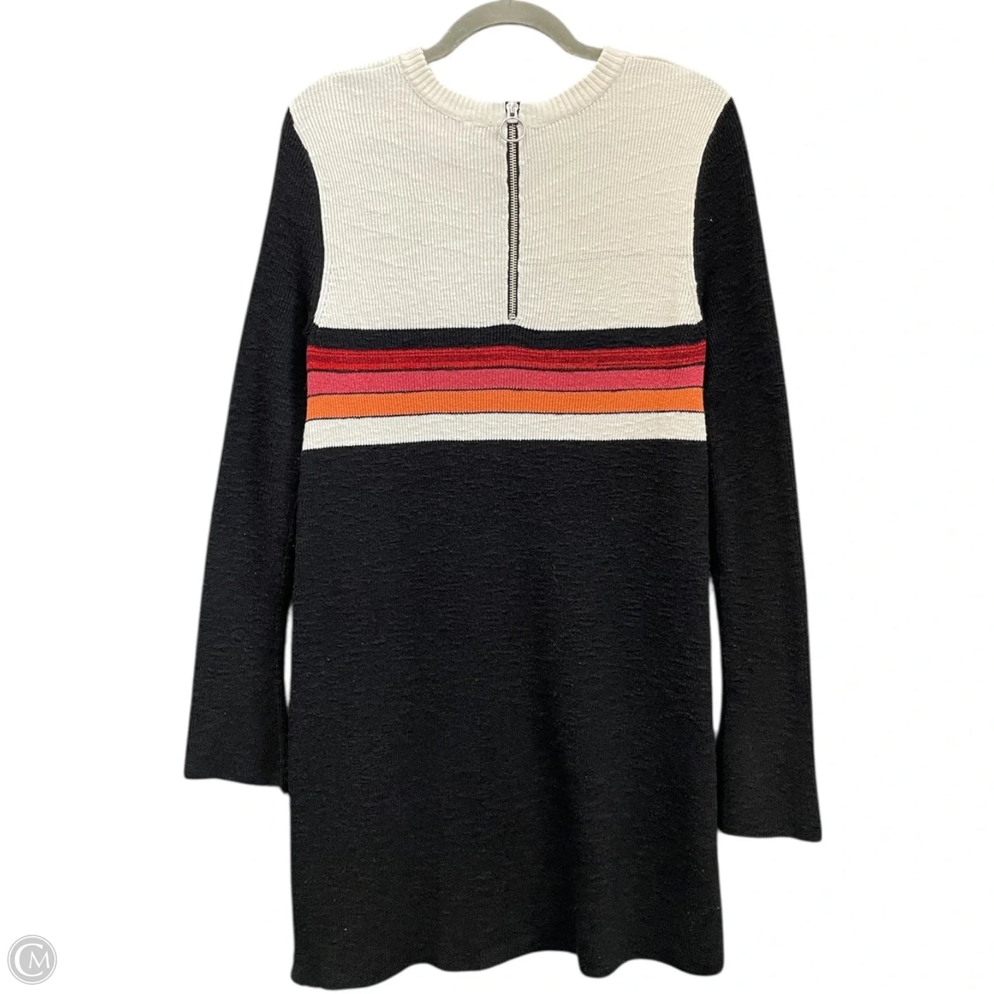 Dress Sweater By Free People In Black & White, Size: Xs