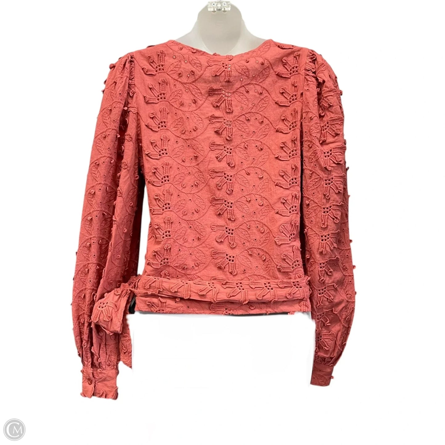 Top Long Sleeve By Anthropologie In Mauve, Size: 2
