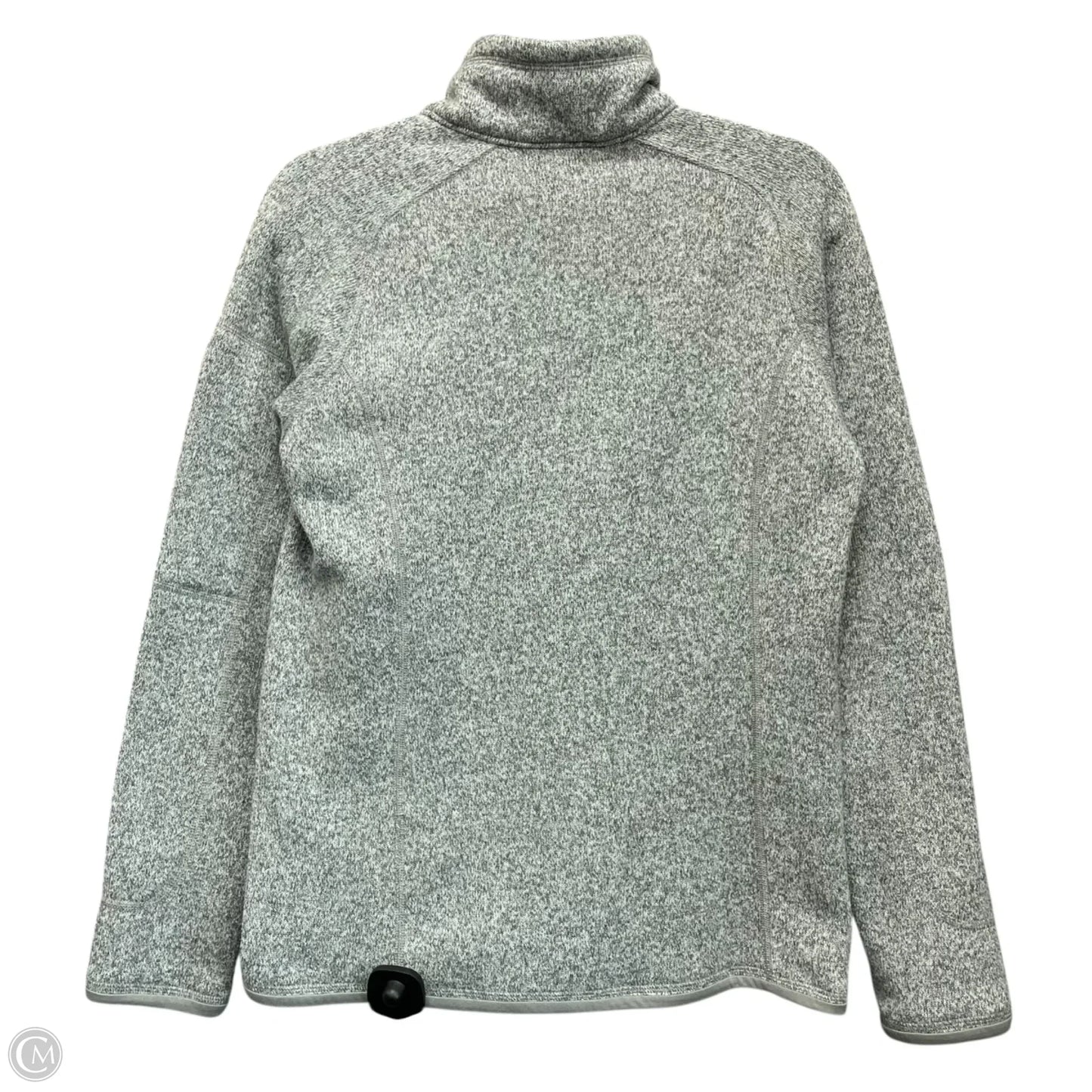 Jacket Fleece By Patagonia In Grey, Size: M