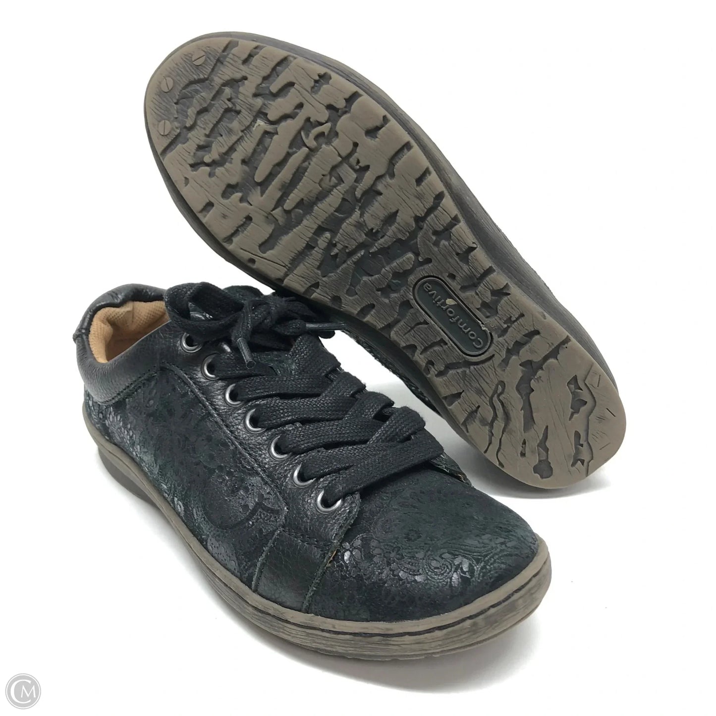 Shoes Sneakers By Comfortiva In Black, Size: 6