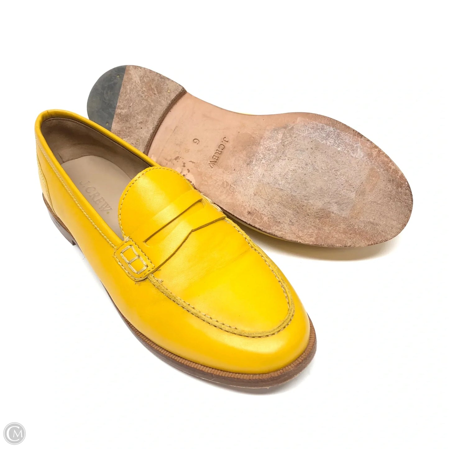 Shoes Flats By J. Crew In Yellow, Size: 6