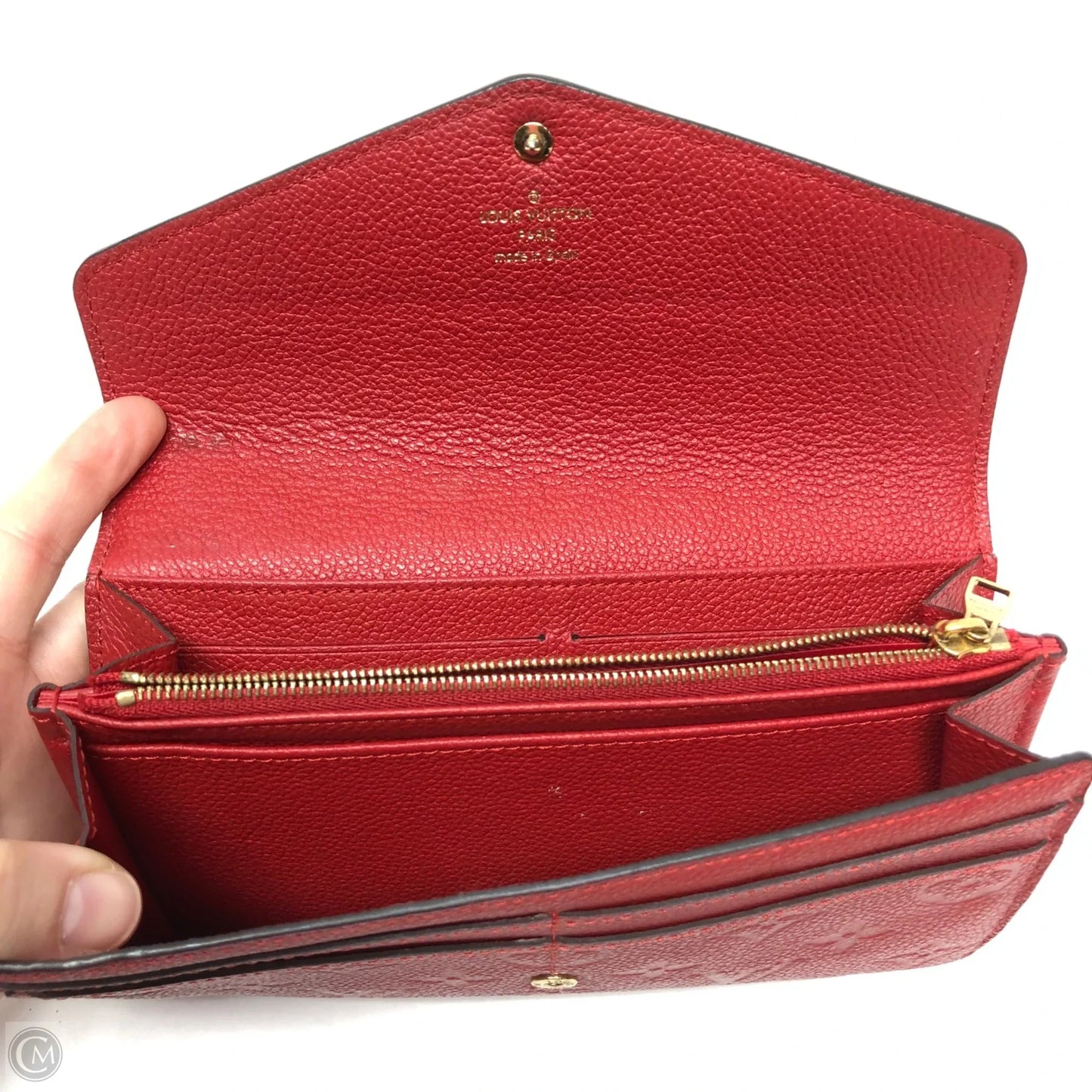 Wallet Luxury Designer By Louis Vuitton, Size: Large