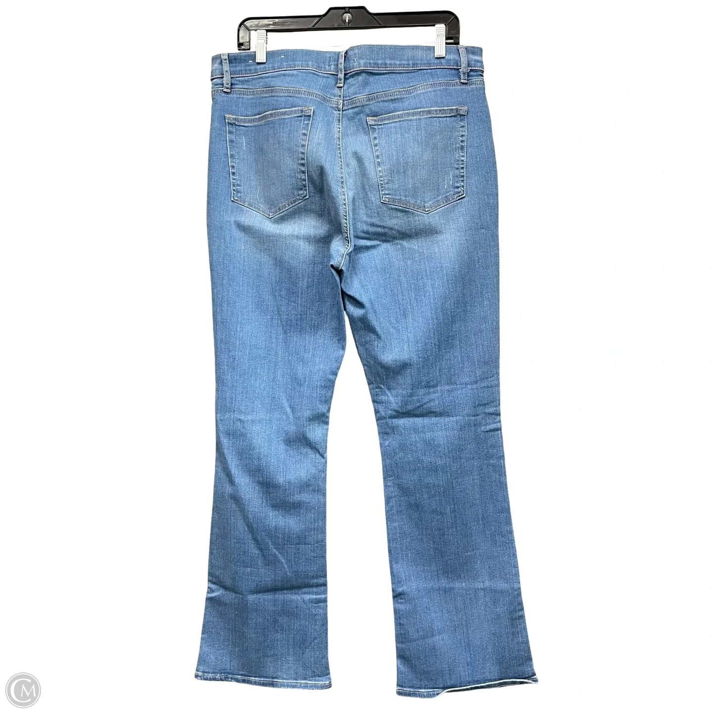 Jeans Boot Cut By Loft In Blue Denim, Size: 14