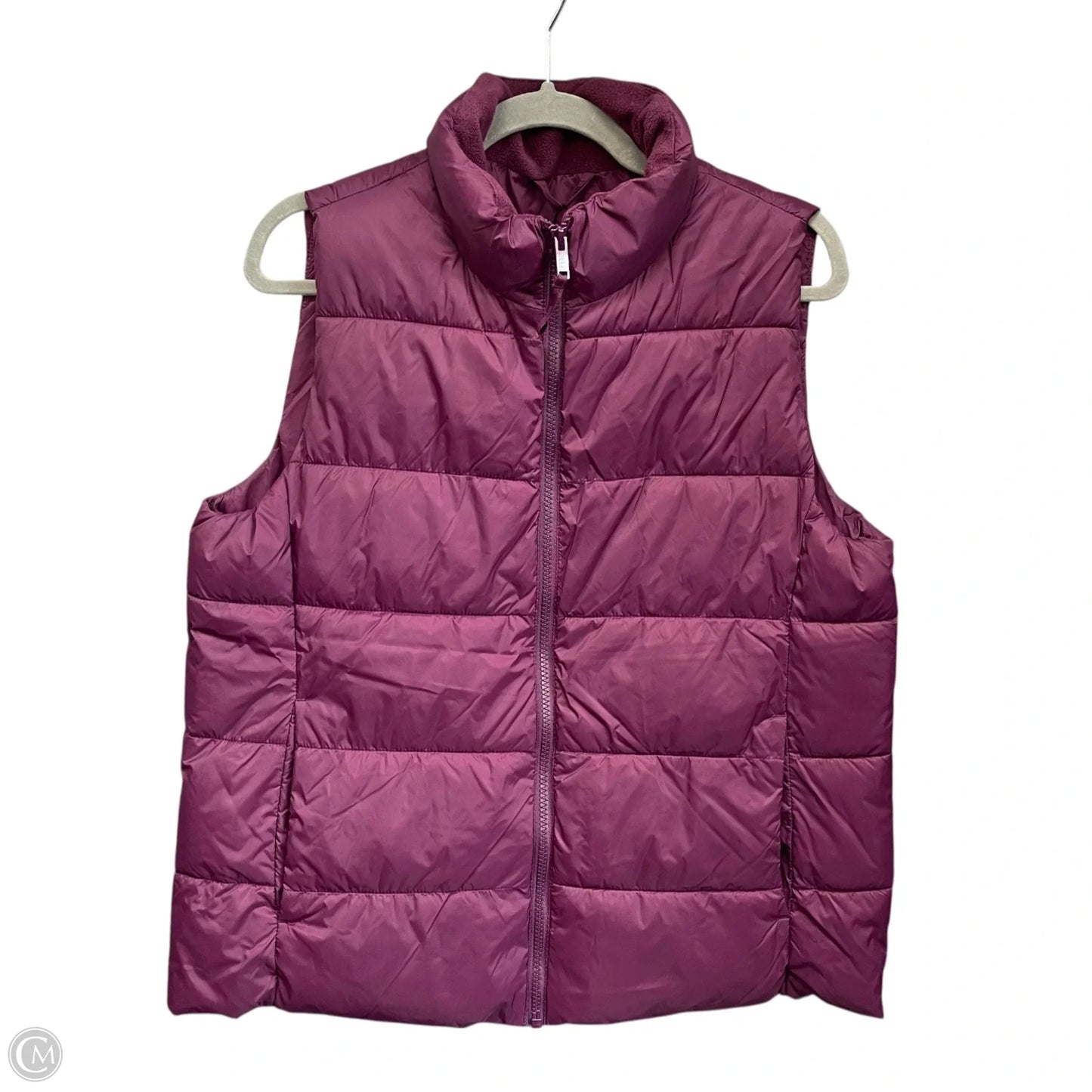 Vest Puffer & Quilted By Gap In Purple, Size: L