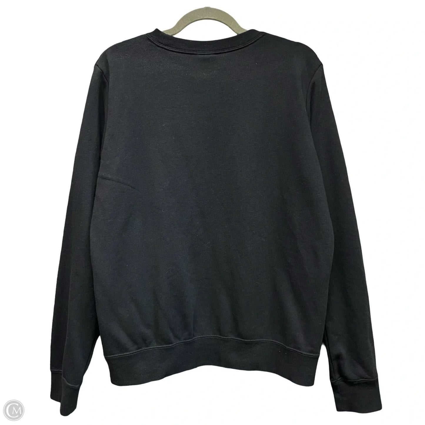 Sweatshirt Crewneck By Nike Apparel In Black, Size: M