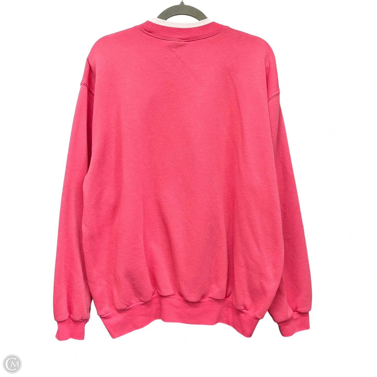 Sweatshirt Crewneck By Clothes Mentor In Pink, Size: 2x
