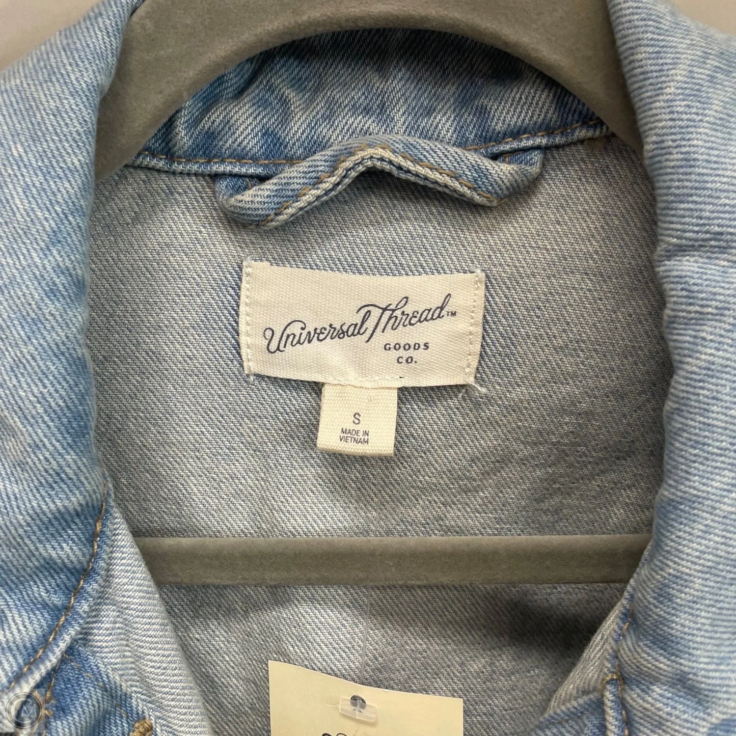 Jacket Denim By Universal Thread In Blue Denim, Size: S