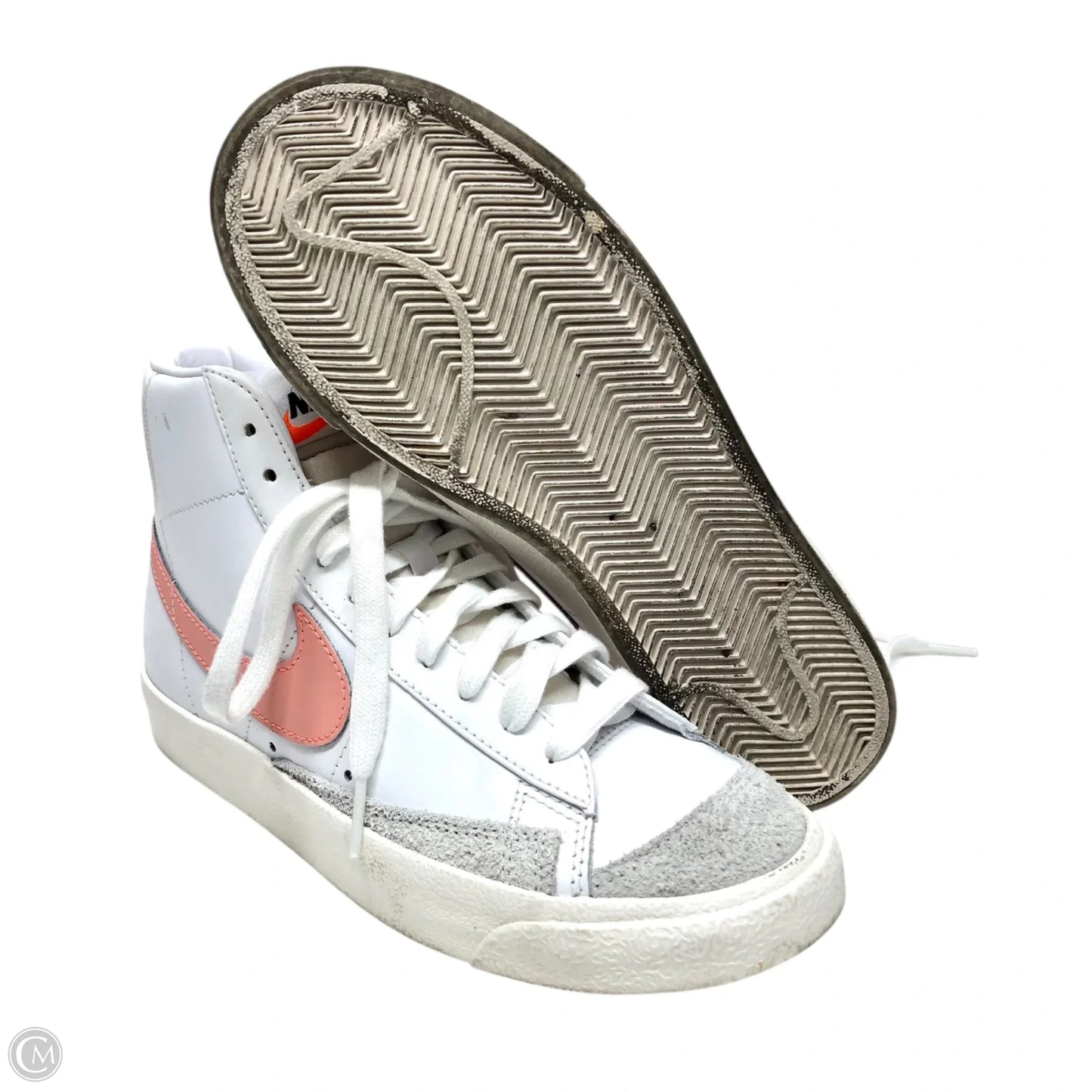 Shoes Sneakers By Nike In Pink & White, Size: 7