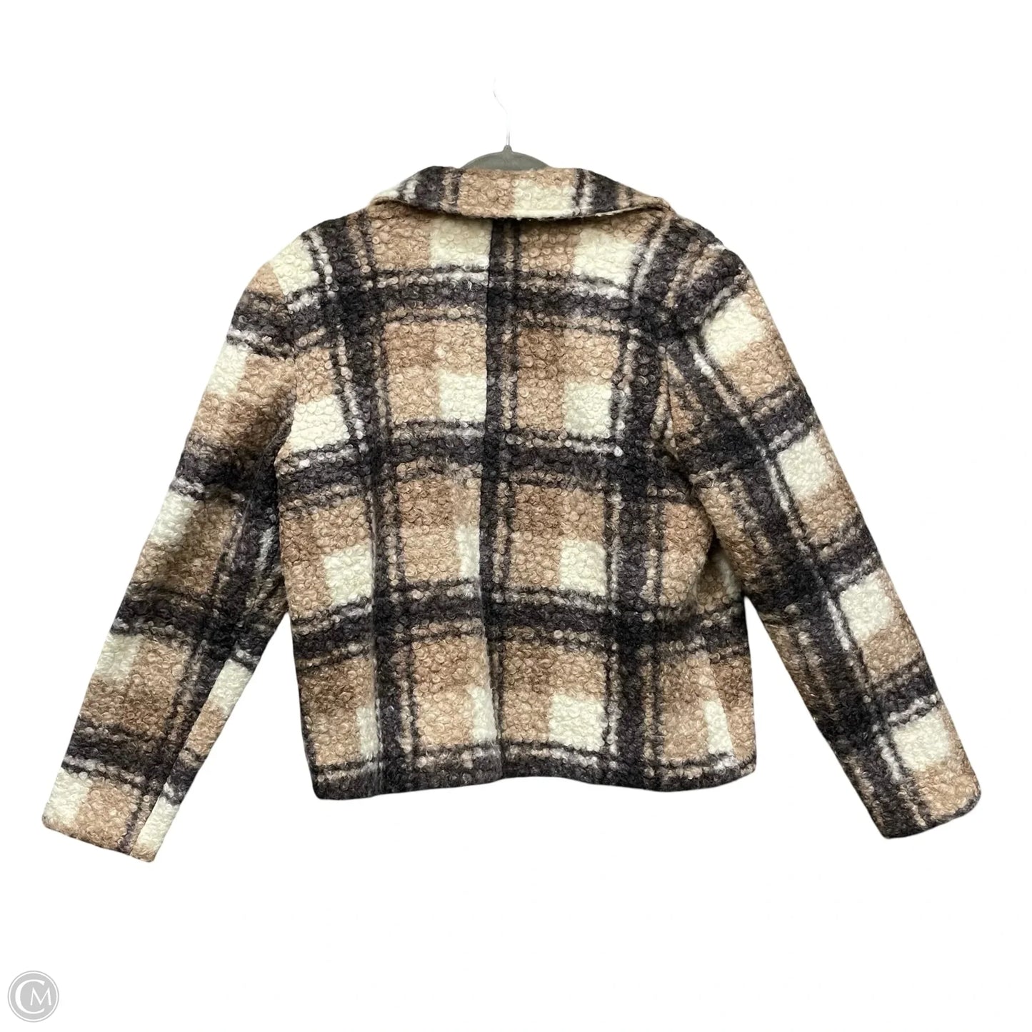 Jacket Faux Fur & Sherpa By New York And Co In Beige, Size: Lp