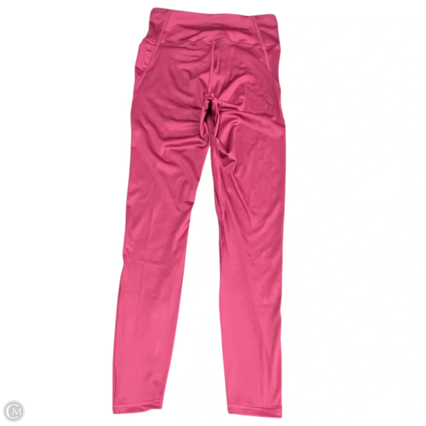 Athletic Leggings By Reebok In Maroon, Size: S