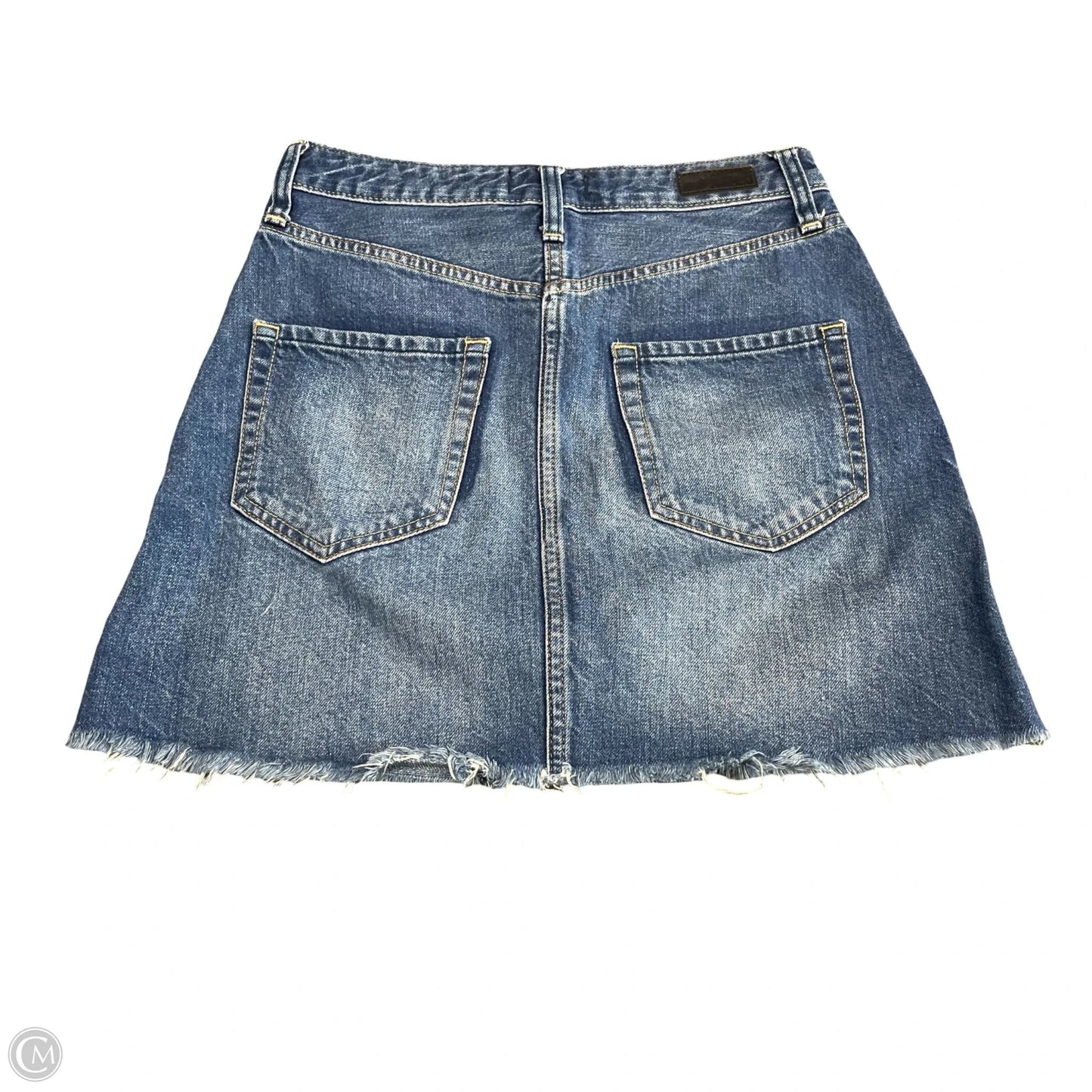 Skirt Mini & Short By Abercrombie And Fitch In Blue Denim, Size: 2