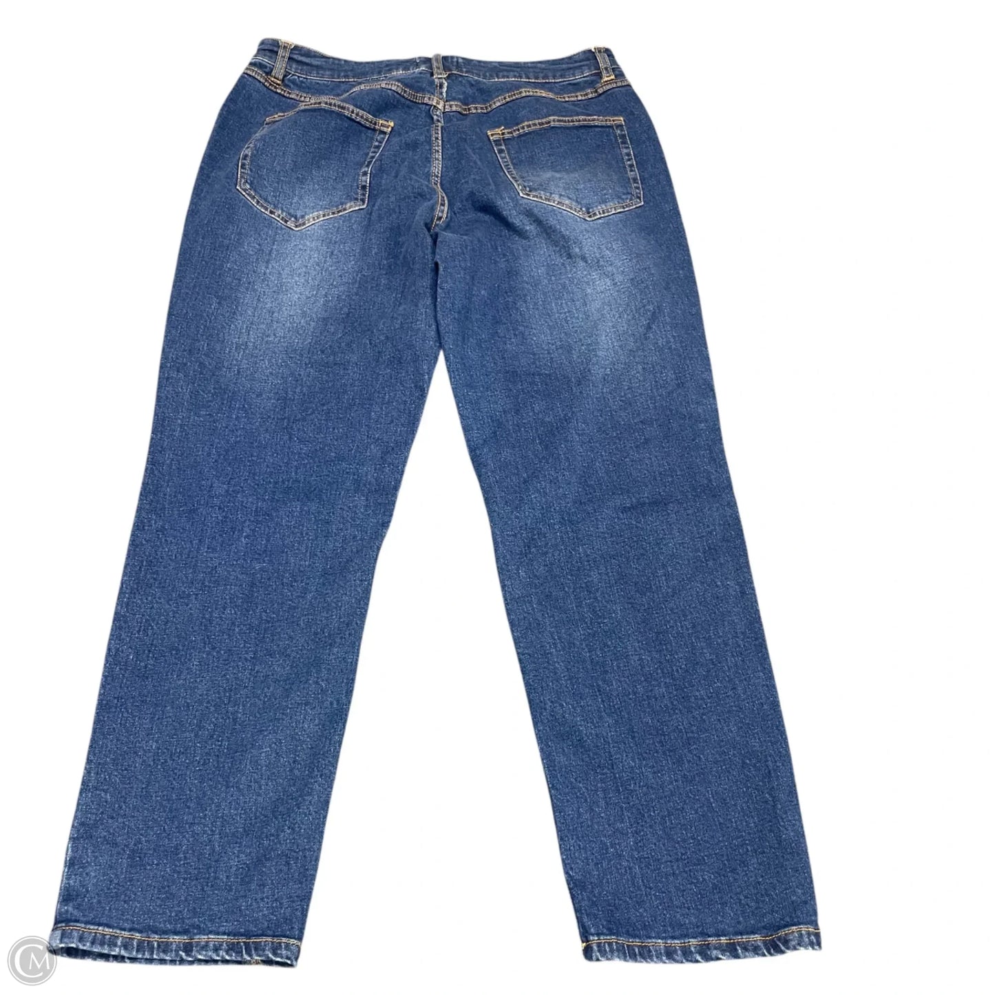 Jeans Straight By Cmc In Blue Denim, Size: 16