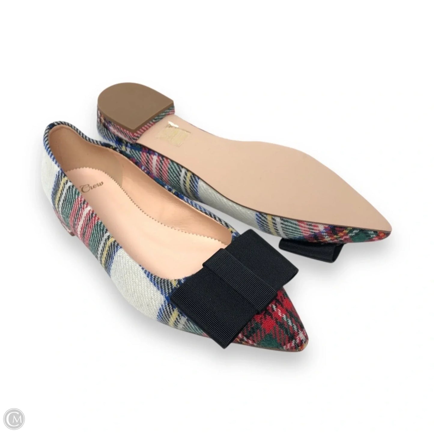 Shoes Flats By J. Crew In Plaid Pattern, Size: 6