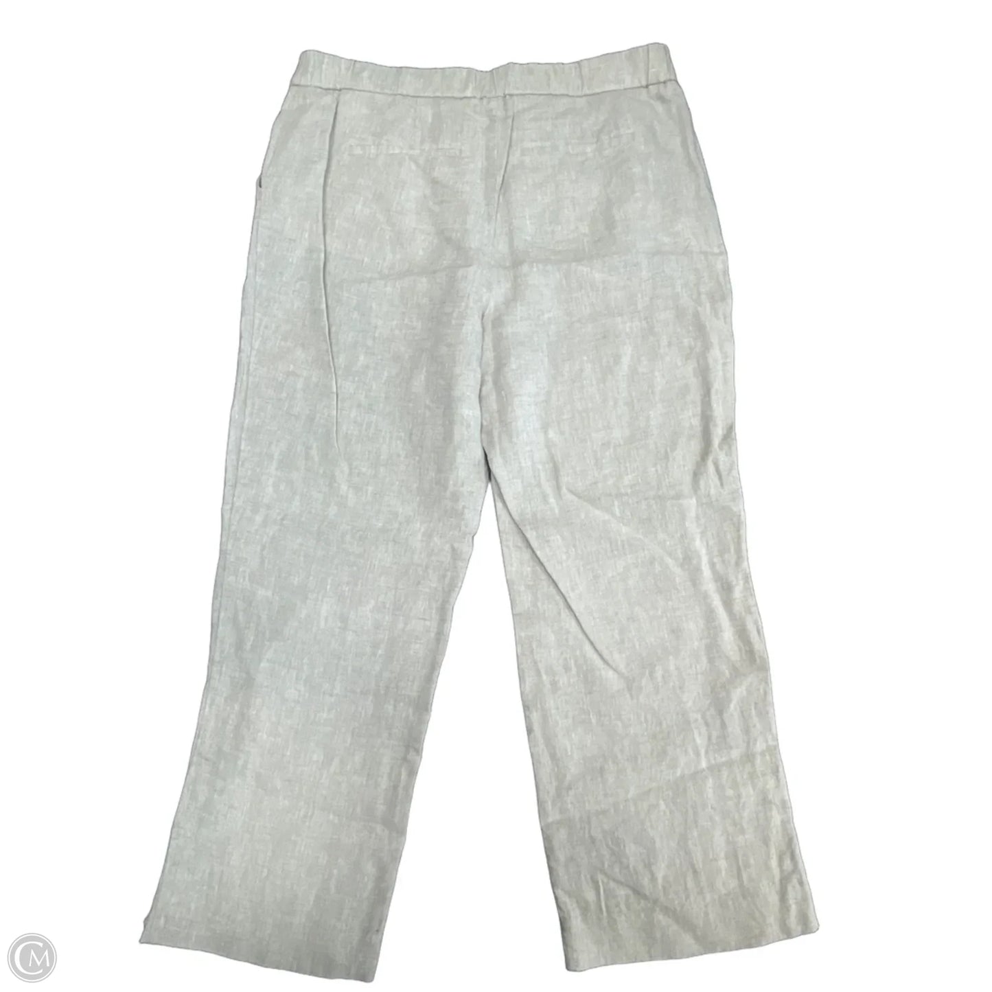 Pants Linen By Talbots In Cream, Size: 10