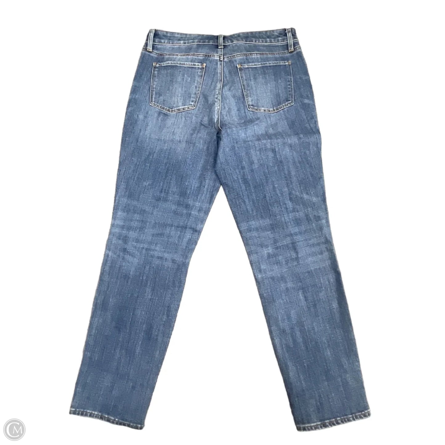 Jeans Straight By Talbots In Blue Denim, Size: 10