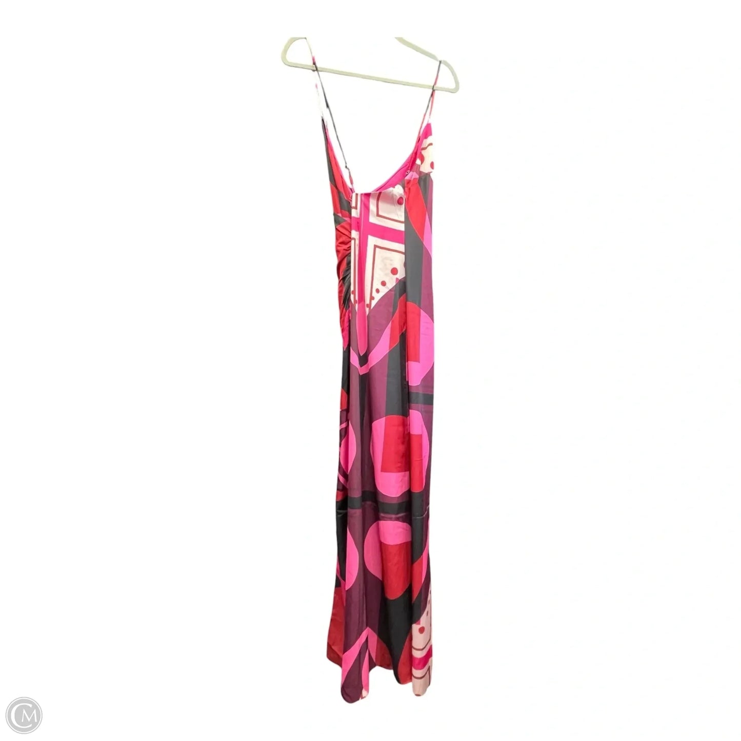 Dress Casual Maxi By Fashion Nova In Black & Pink, Size: L