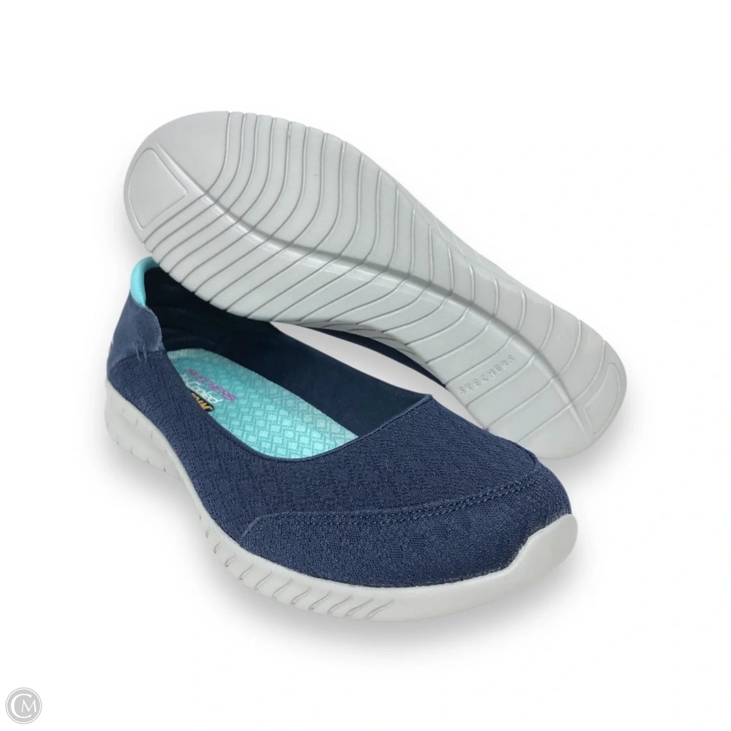 Shoes Flats By Skechers In Navy, Size: 11