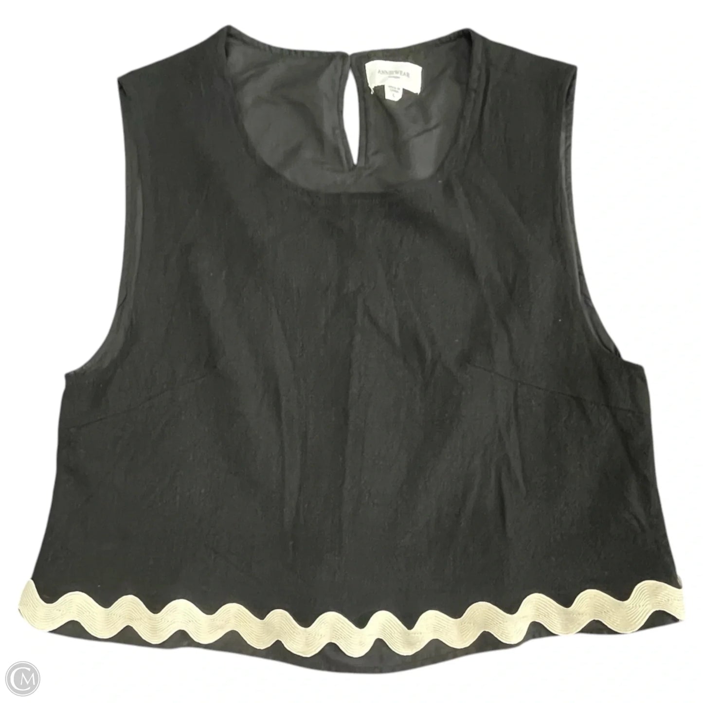 Top Sleeveless By Anniewear In Black, Size: L