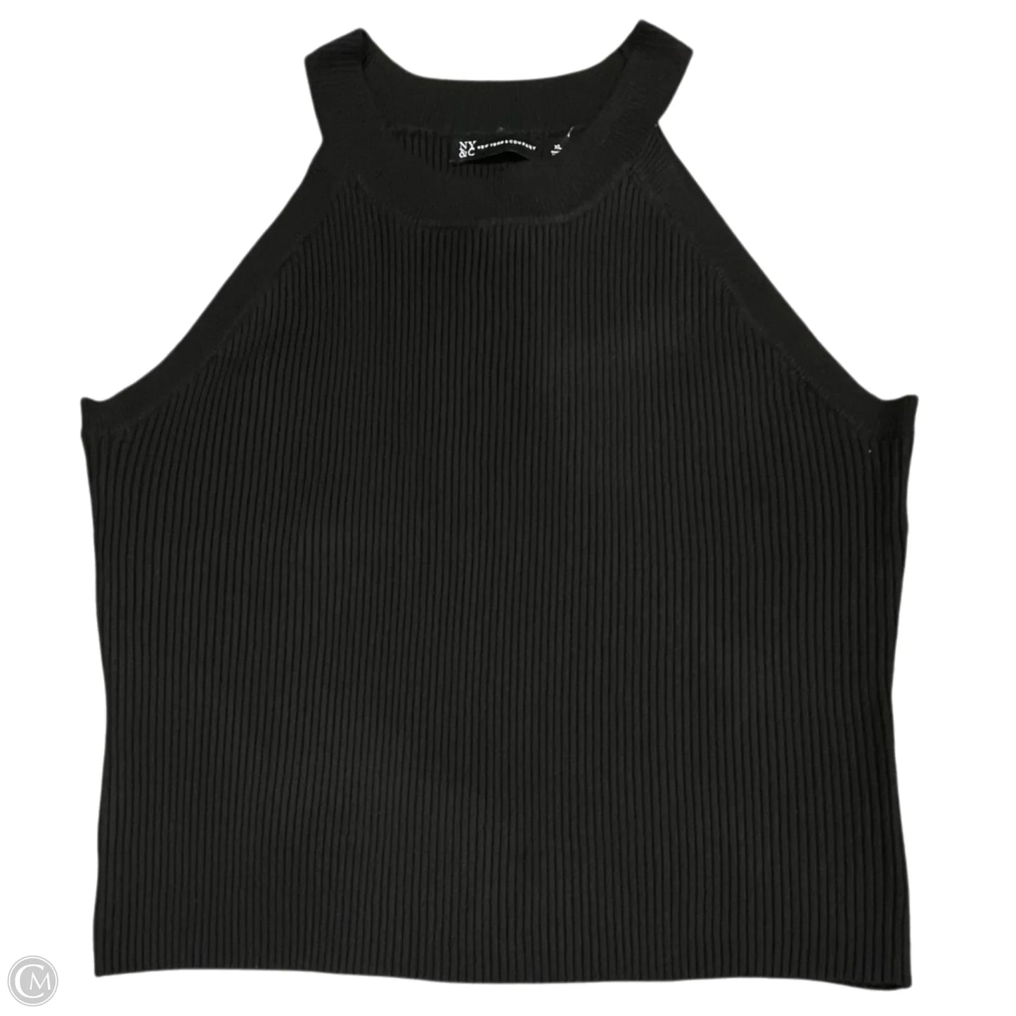 Top Sleeveless By New York And Co In Black, Size: Xl
