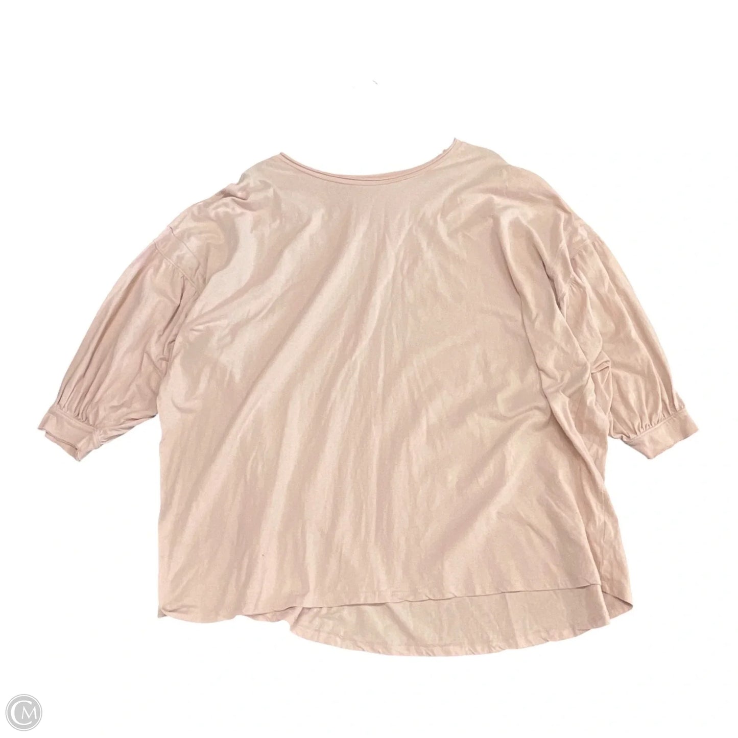 Top Short Sleeve By Umgee In Pink, Size: L