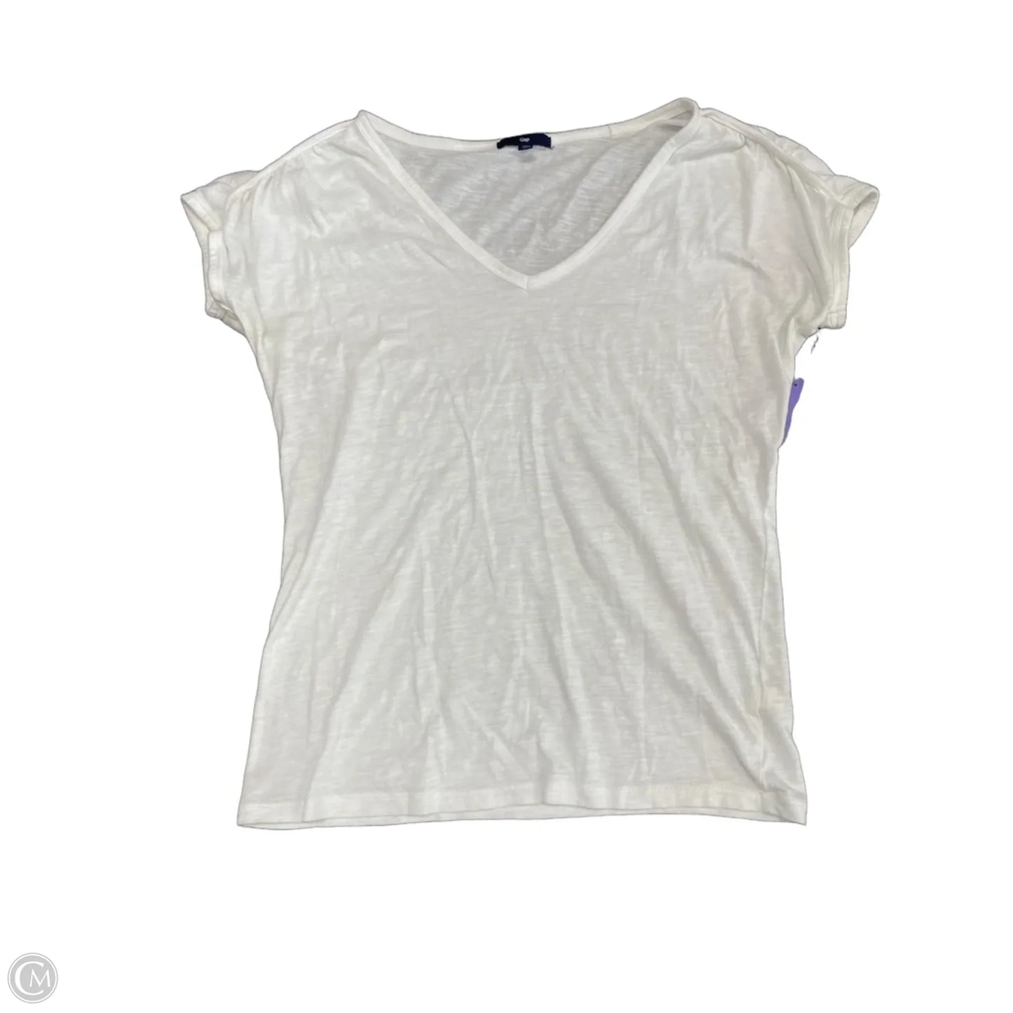 Top Short Sleeve Basic By Gap In White, Size: Xs