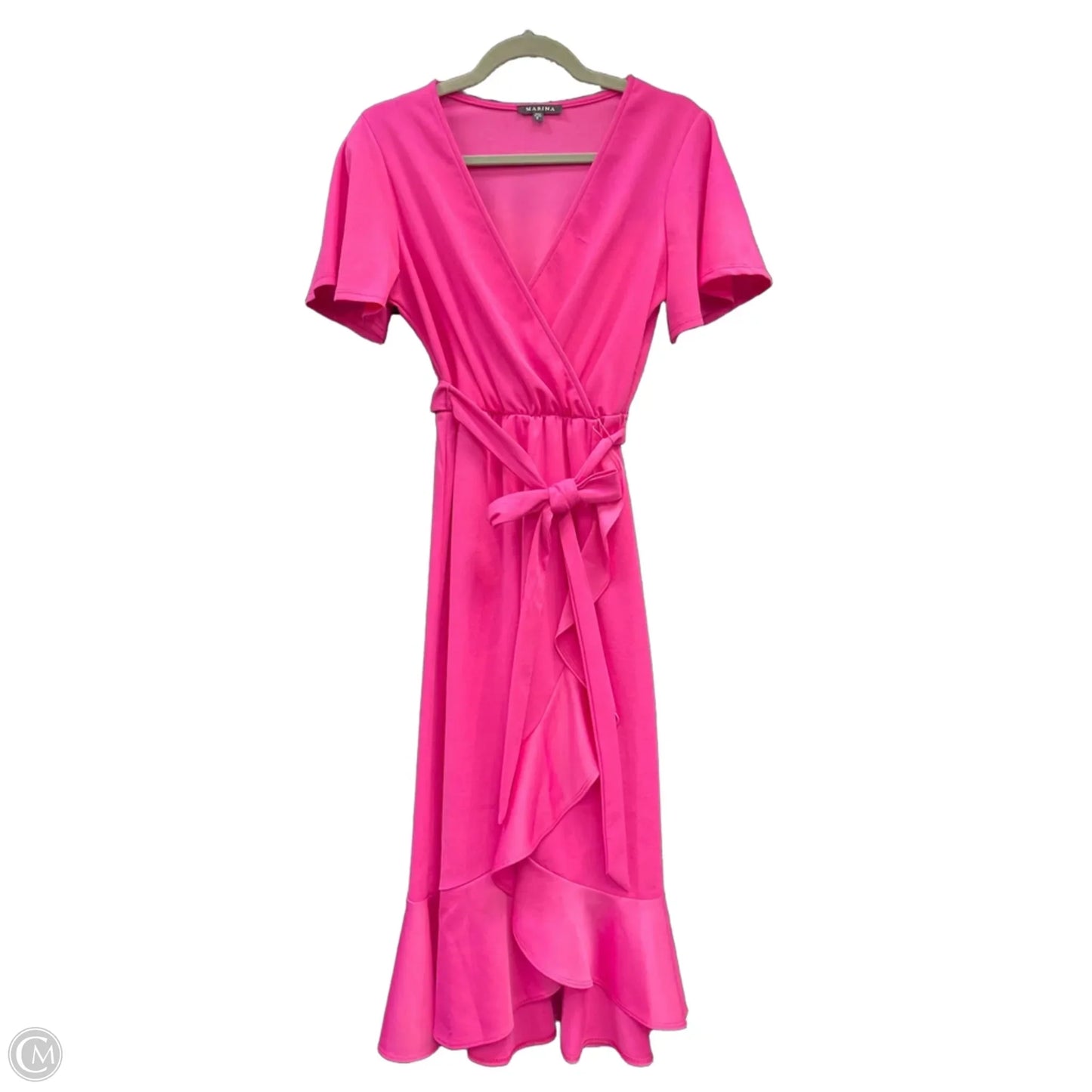 Dress Casual Midi By Marina In Pink, Size: S
