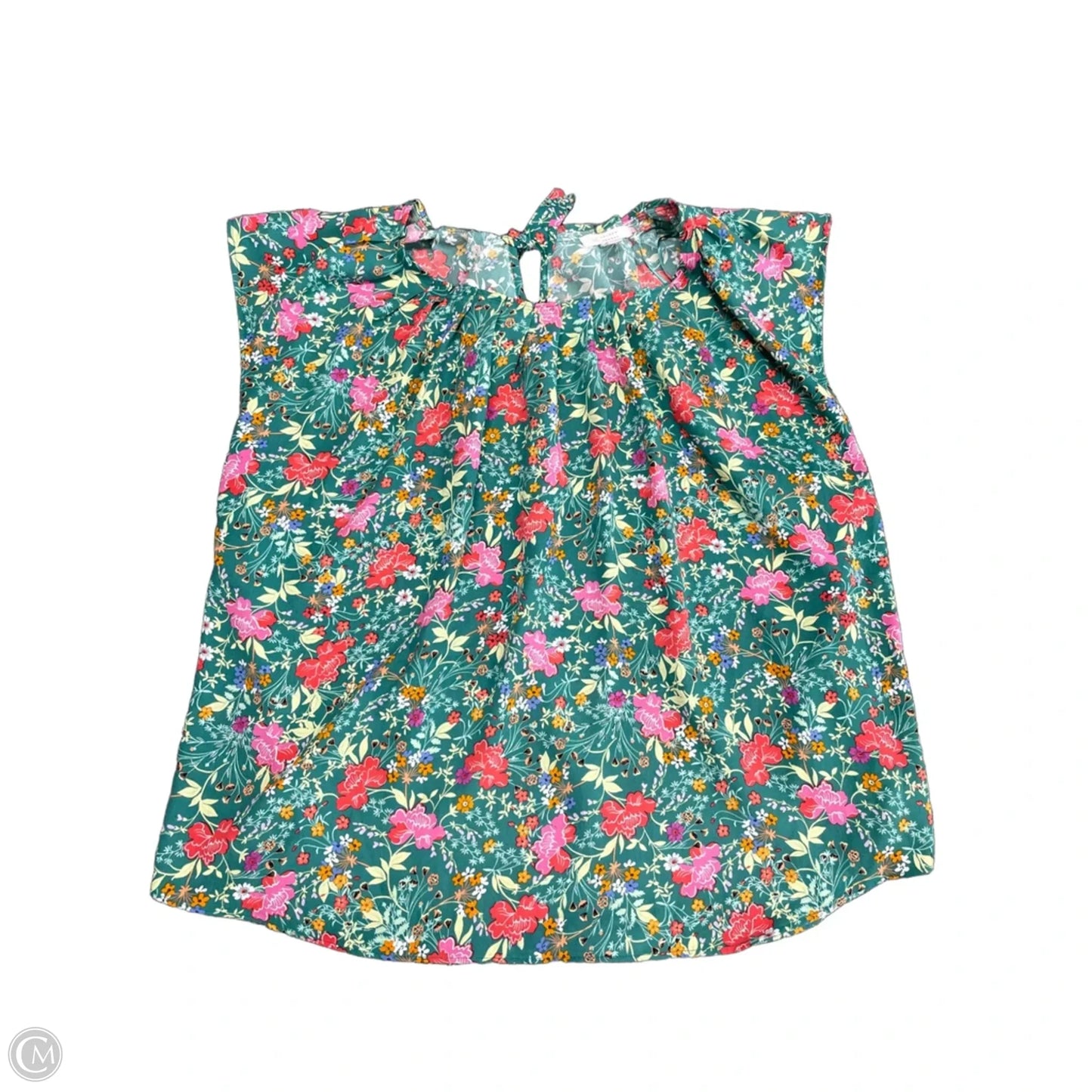 Top Short Sleeve By Lc Lauren Conrad In Green, Size: Xl