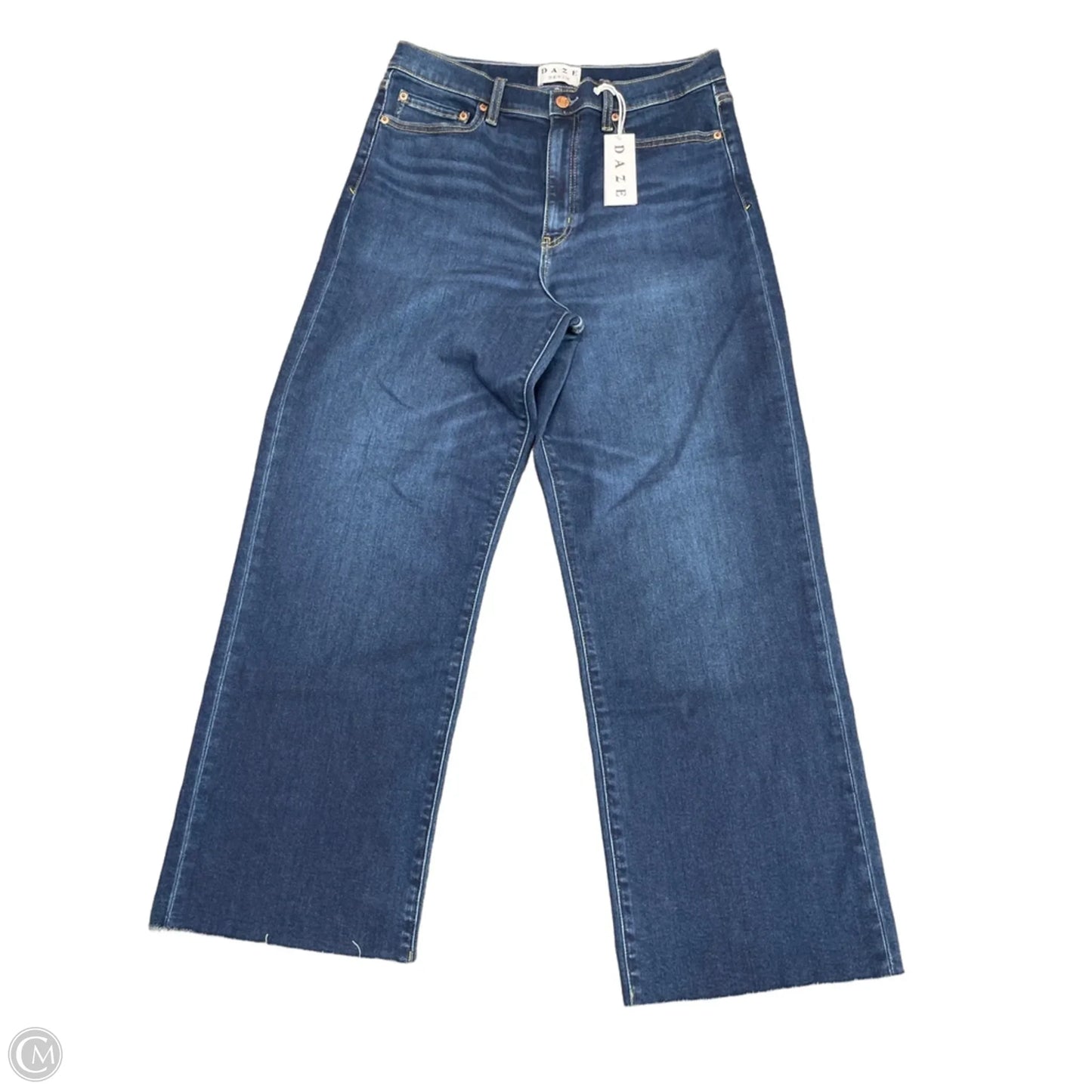 Jeans Wide Leg By Daze In Blue Denim, Size: 12