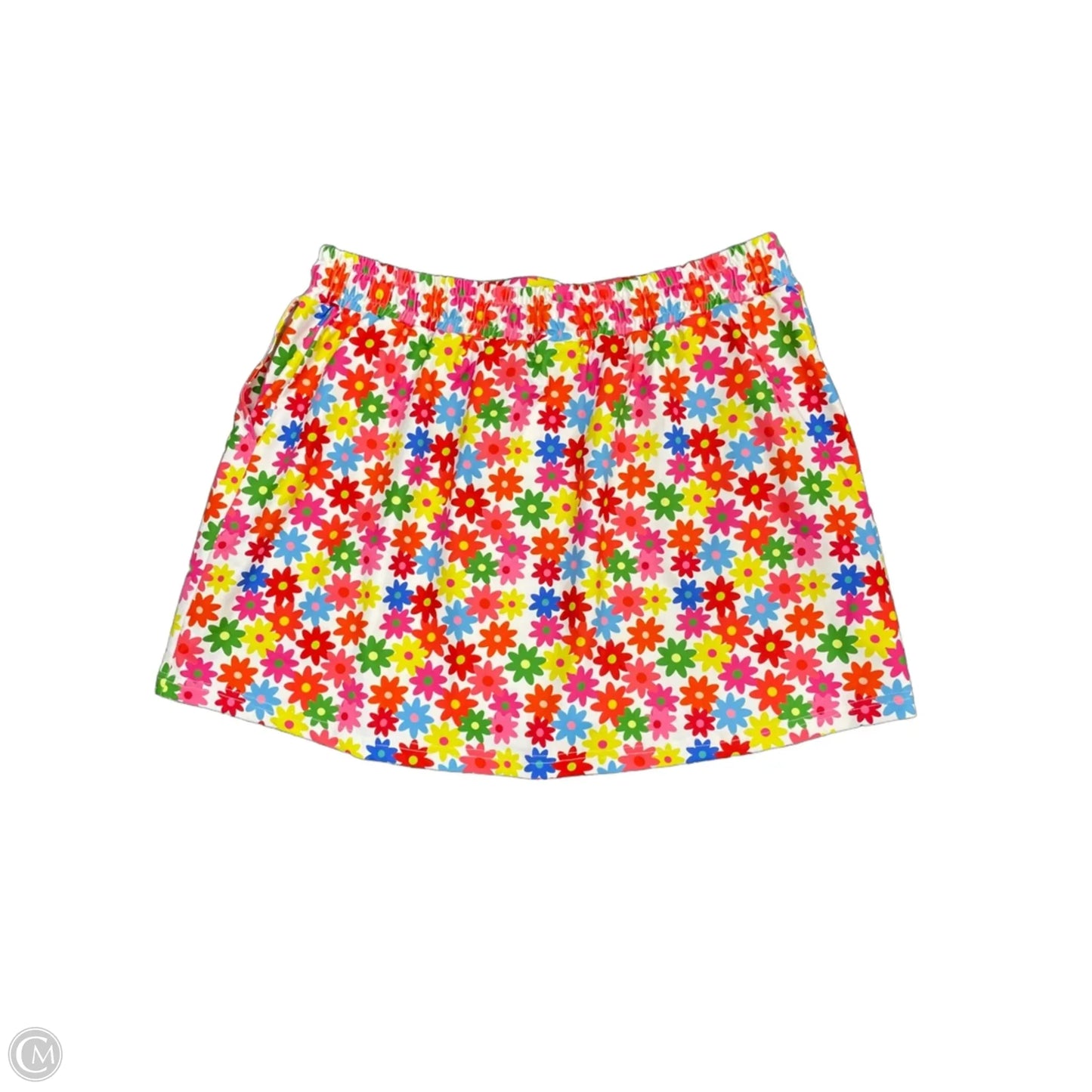 Athletic Skort By Jess Lea In Floral Print, Size: L